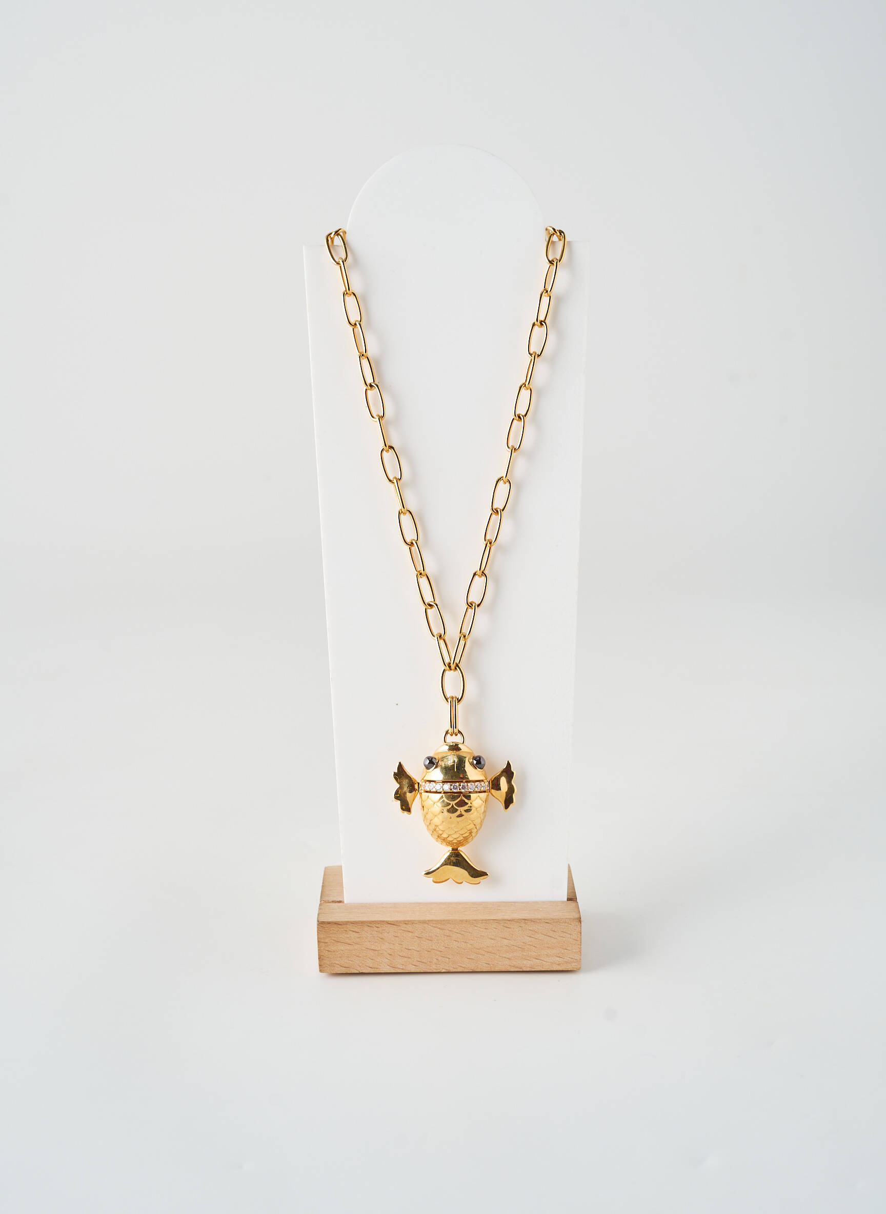 Collier matériaux plaqué or or PAUL & JOE femme