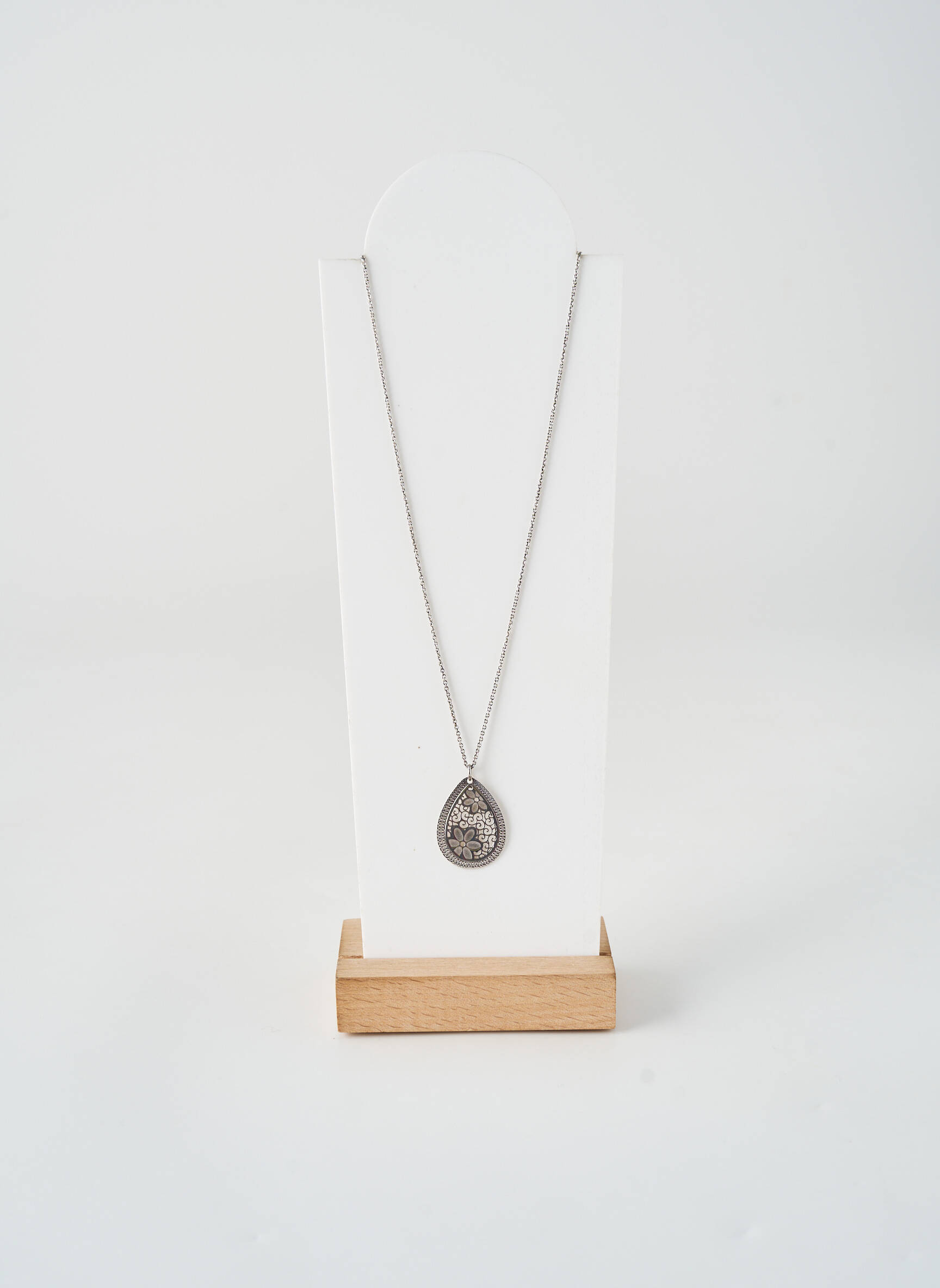 Collier matériaux plaqué argent argent BOHM femme