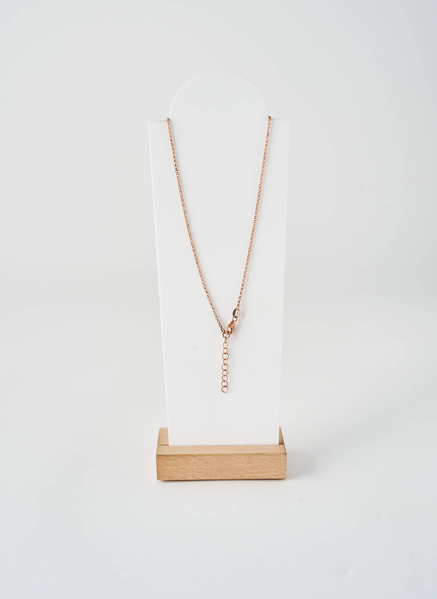 Collier matériaux plaqué or rose BOHM femme