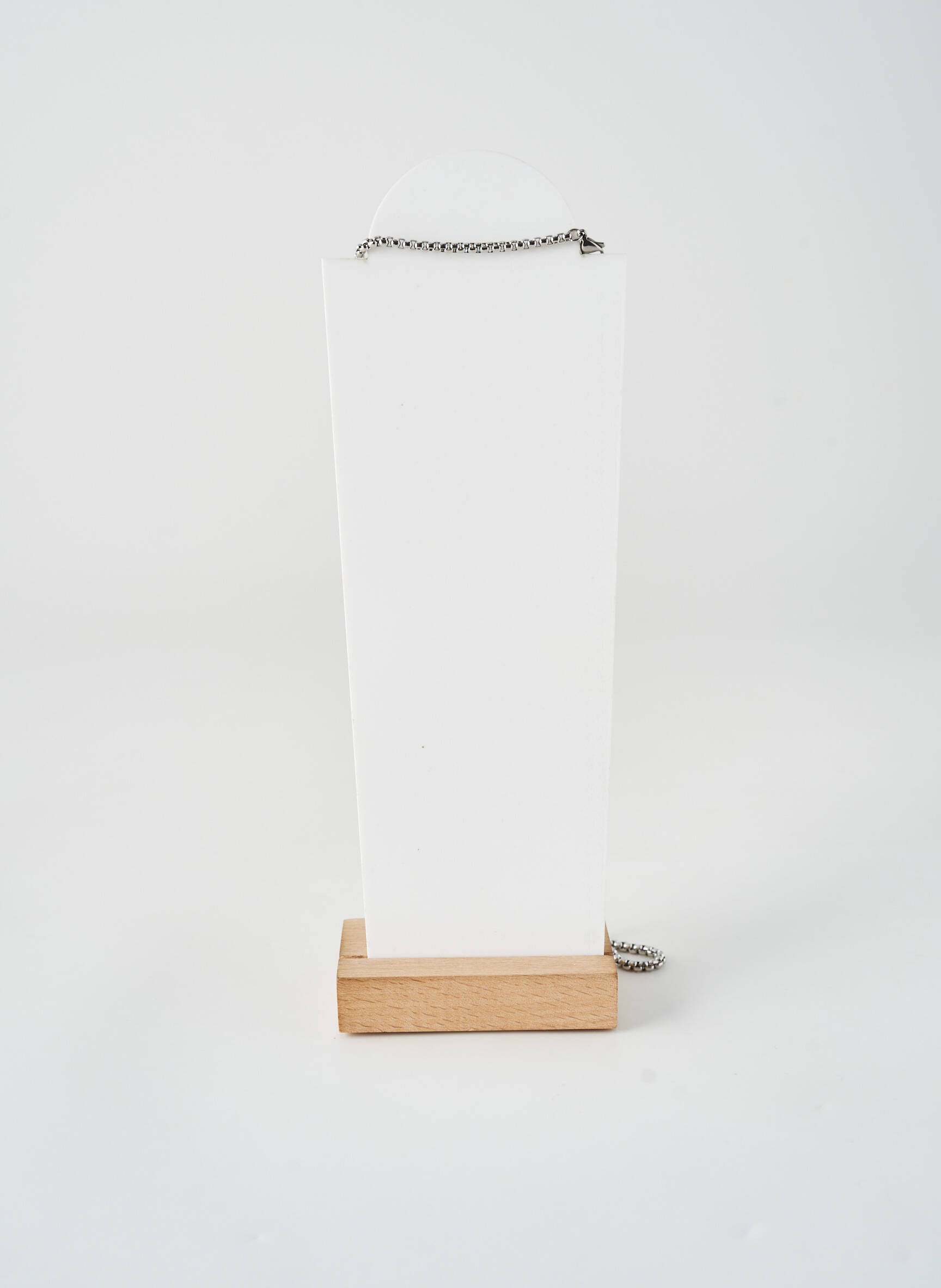 Collier matériaux métal argent ALLAN'S homme