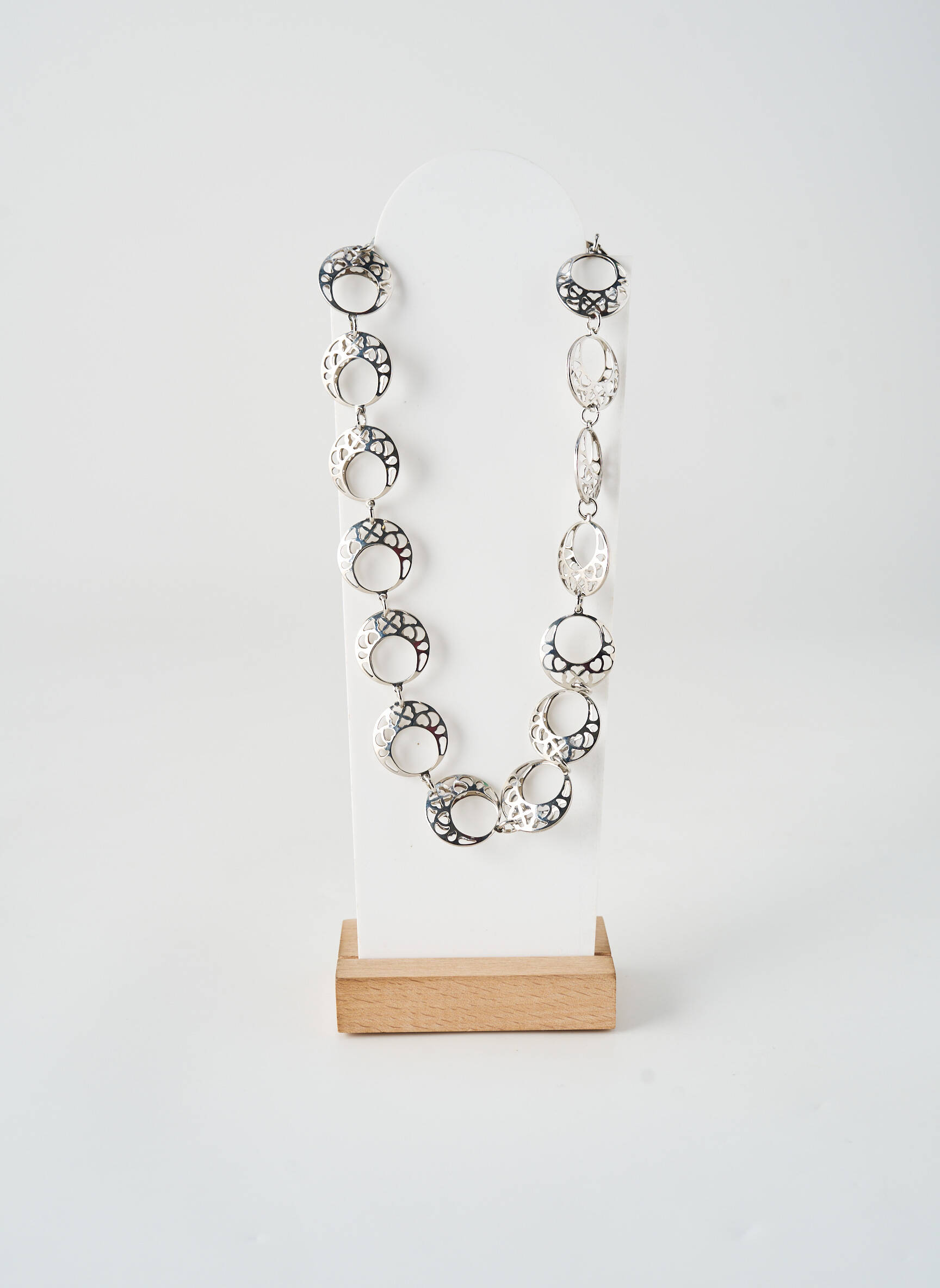 Collier matériaux métal argent ALLAN'S femme