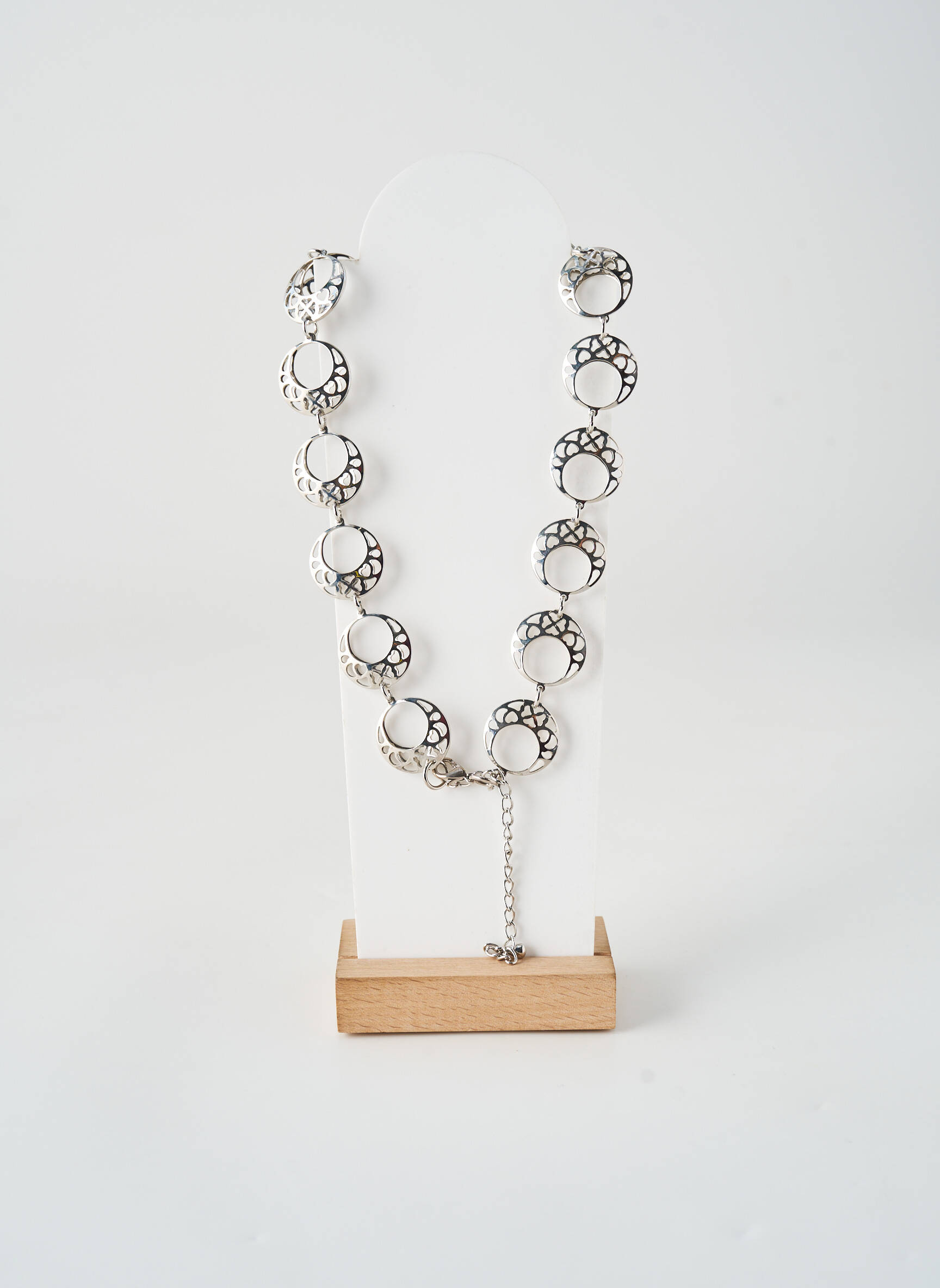 Collier matériaux métal argent ALLAN'S femme