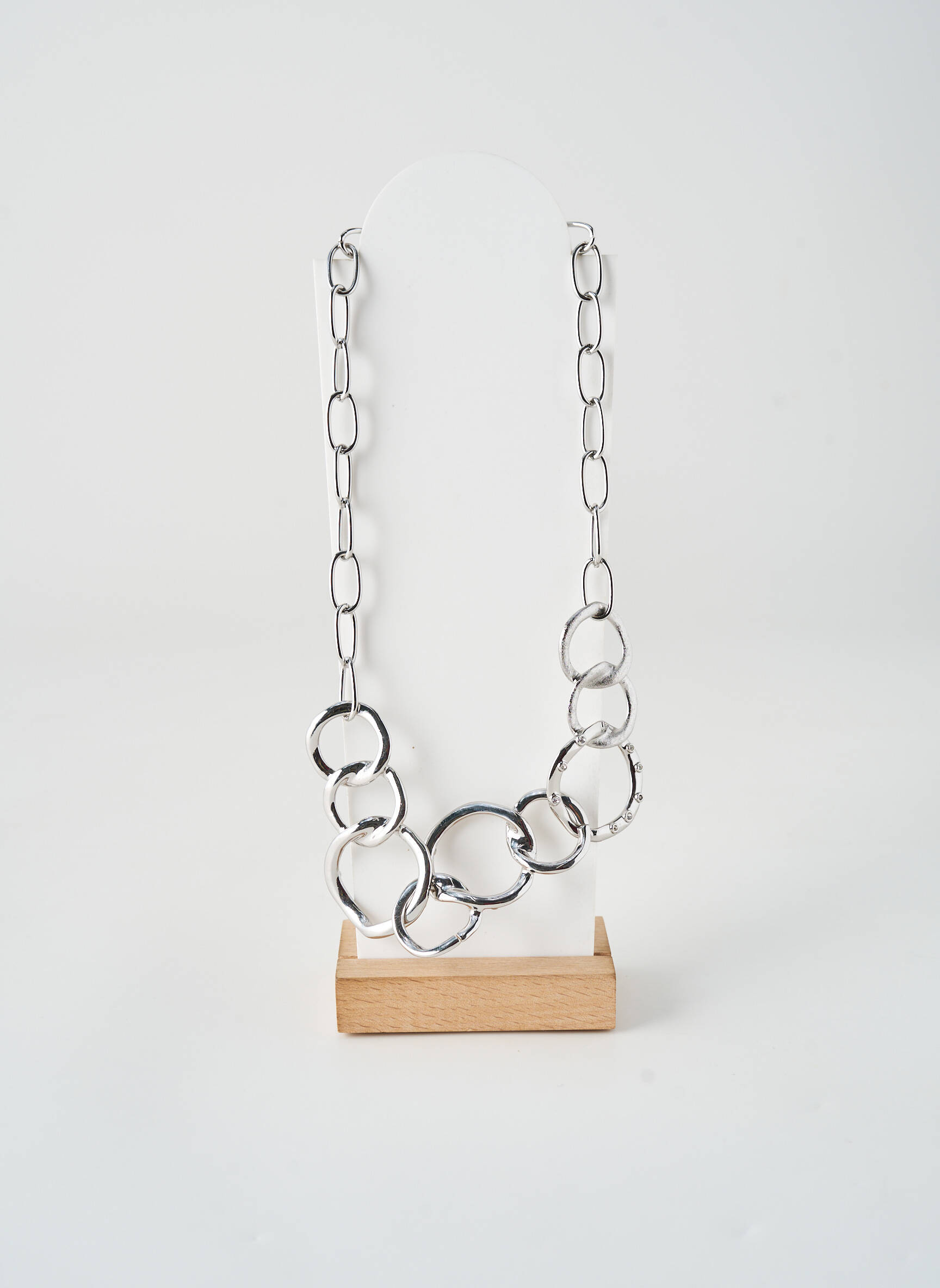 Collier matériaux métal argent ALLAN'S femme