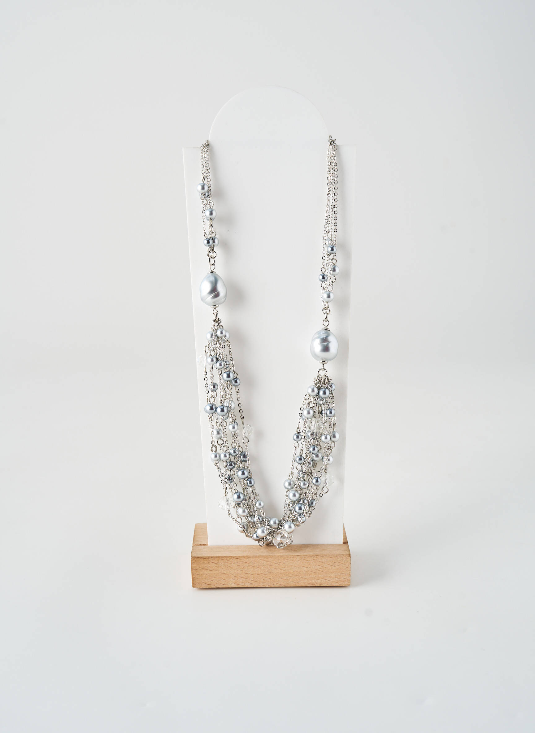 Collier ornement perles argent ALLAN'S femme