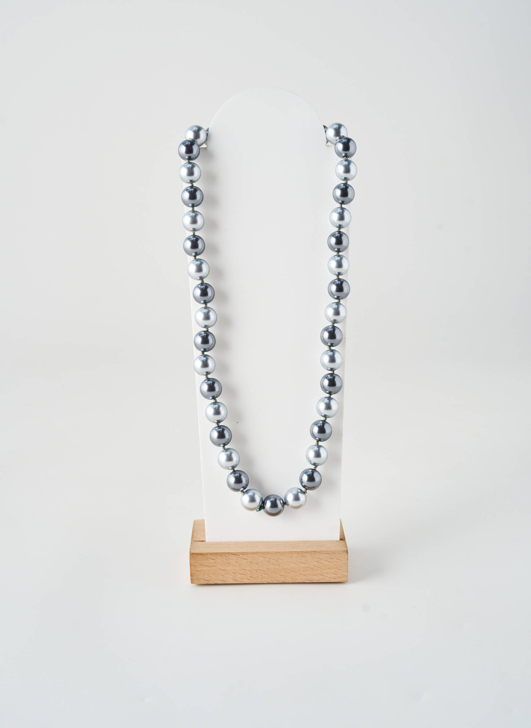 Collier ornement perles gris ALLAN'S femme