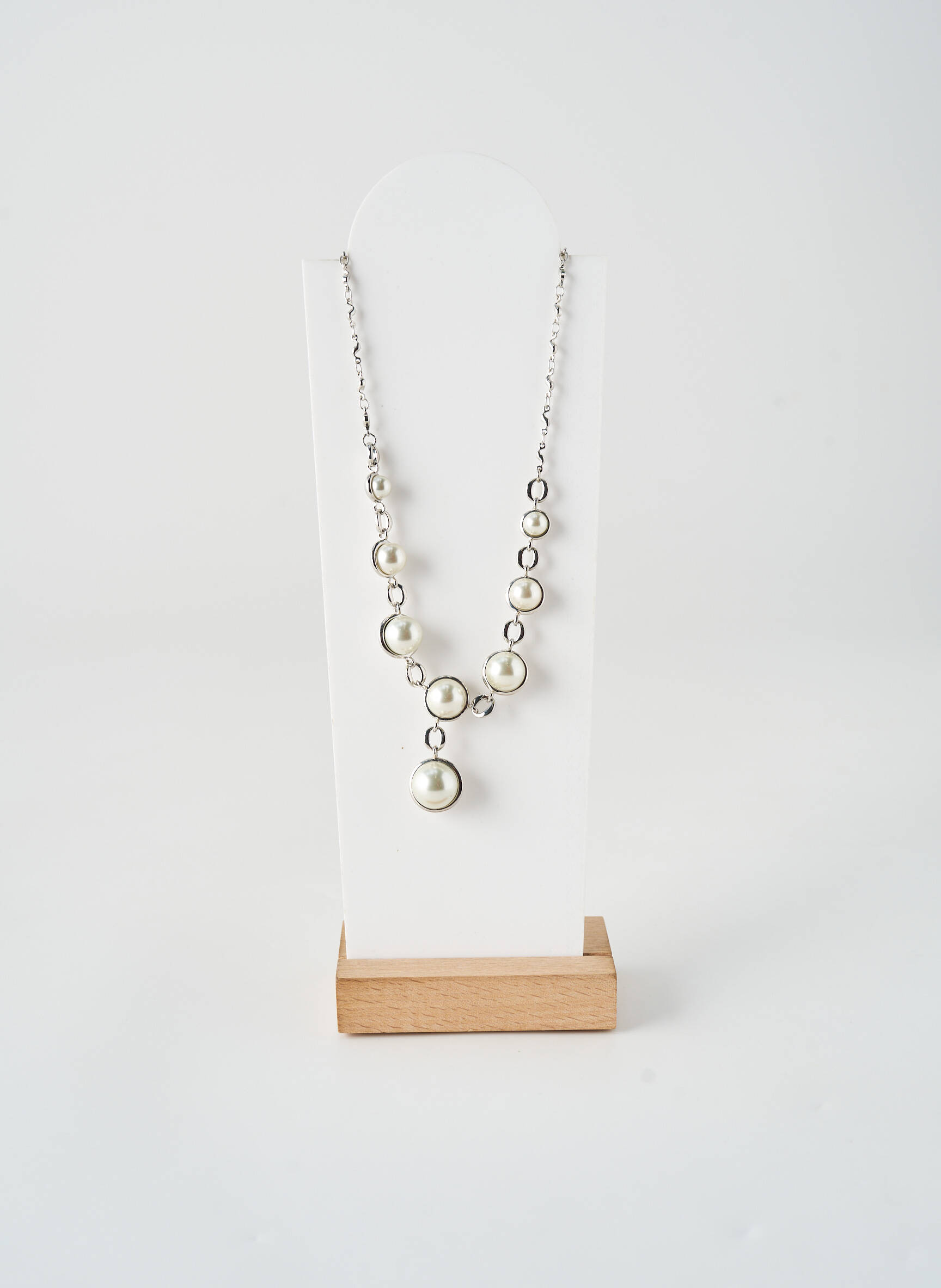 Collier ornement perles argent ALLAN'S femme