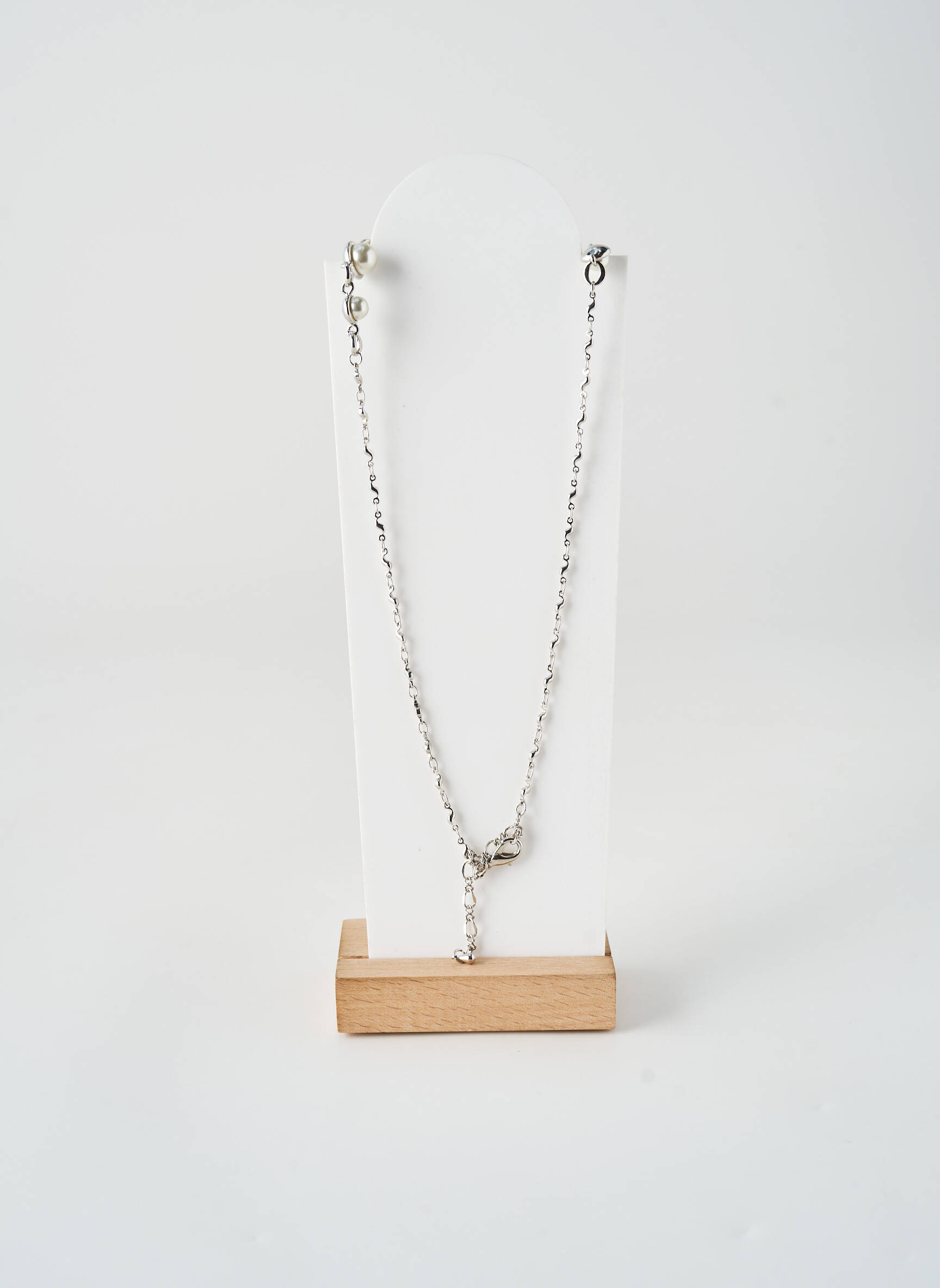 Collier ornement perles argent ALLAN'S femme