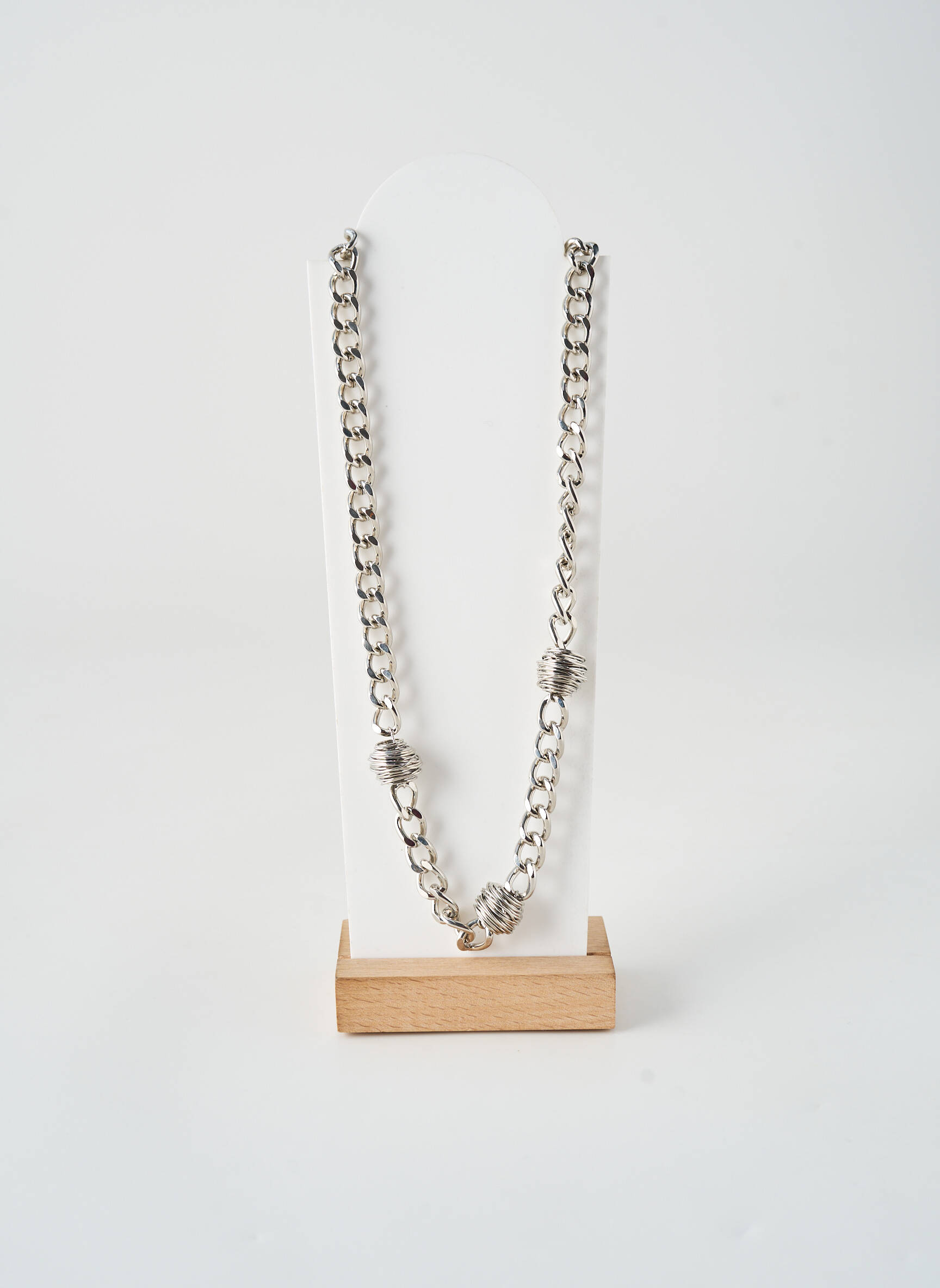 Collier matériaux métal argent ALLAN'S femme