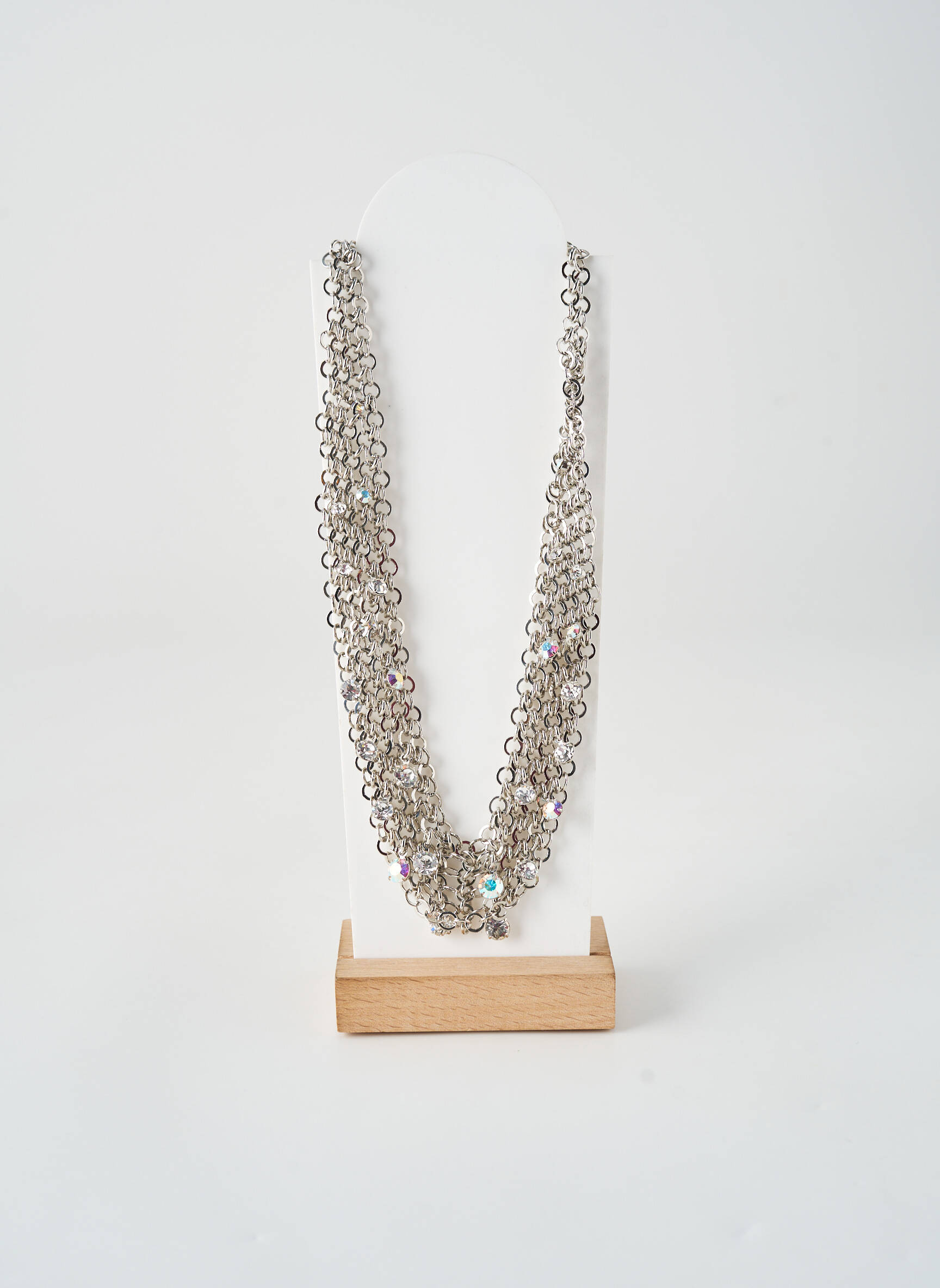 Collier matériaux métal argent ALLAN'S femme