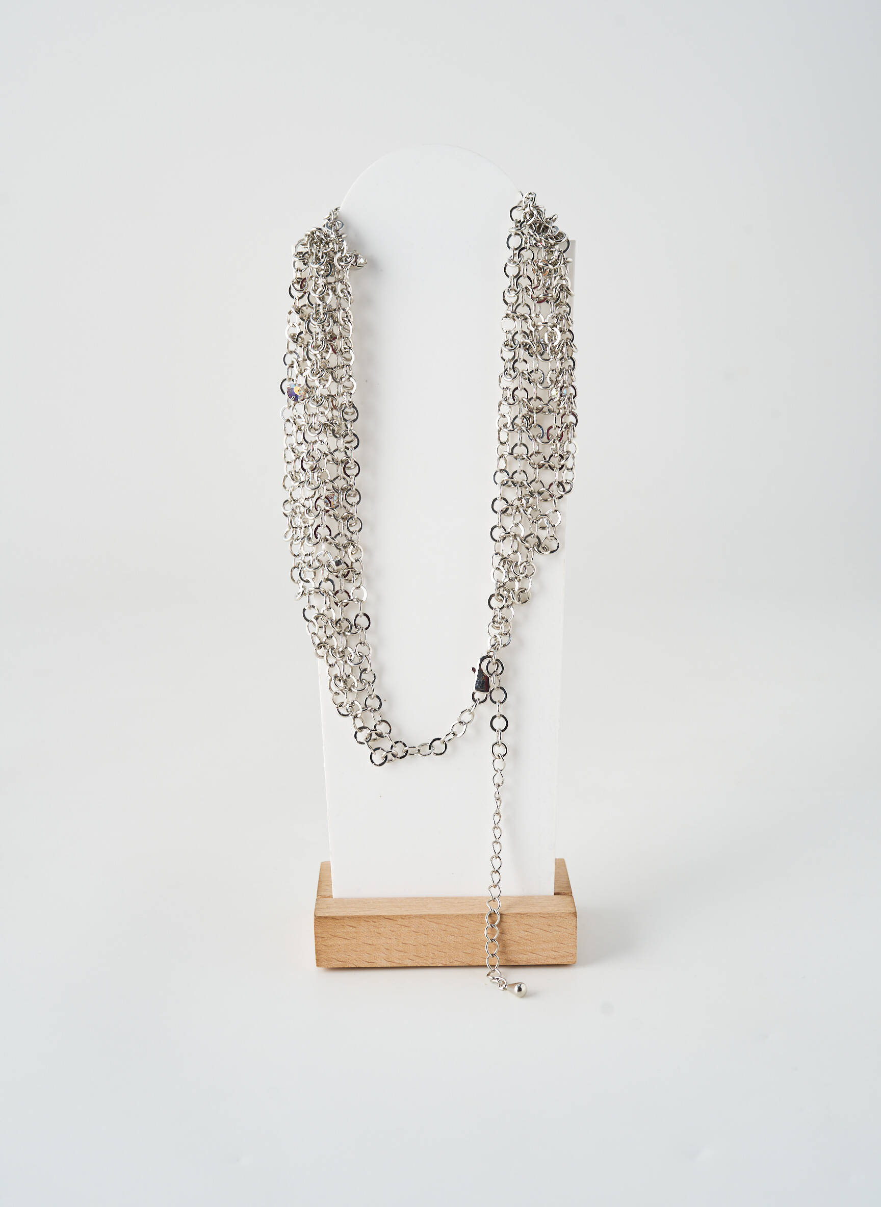 Collier matériaux métal argent ALLAN'S femme
