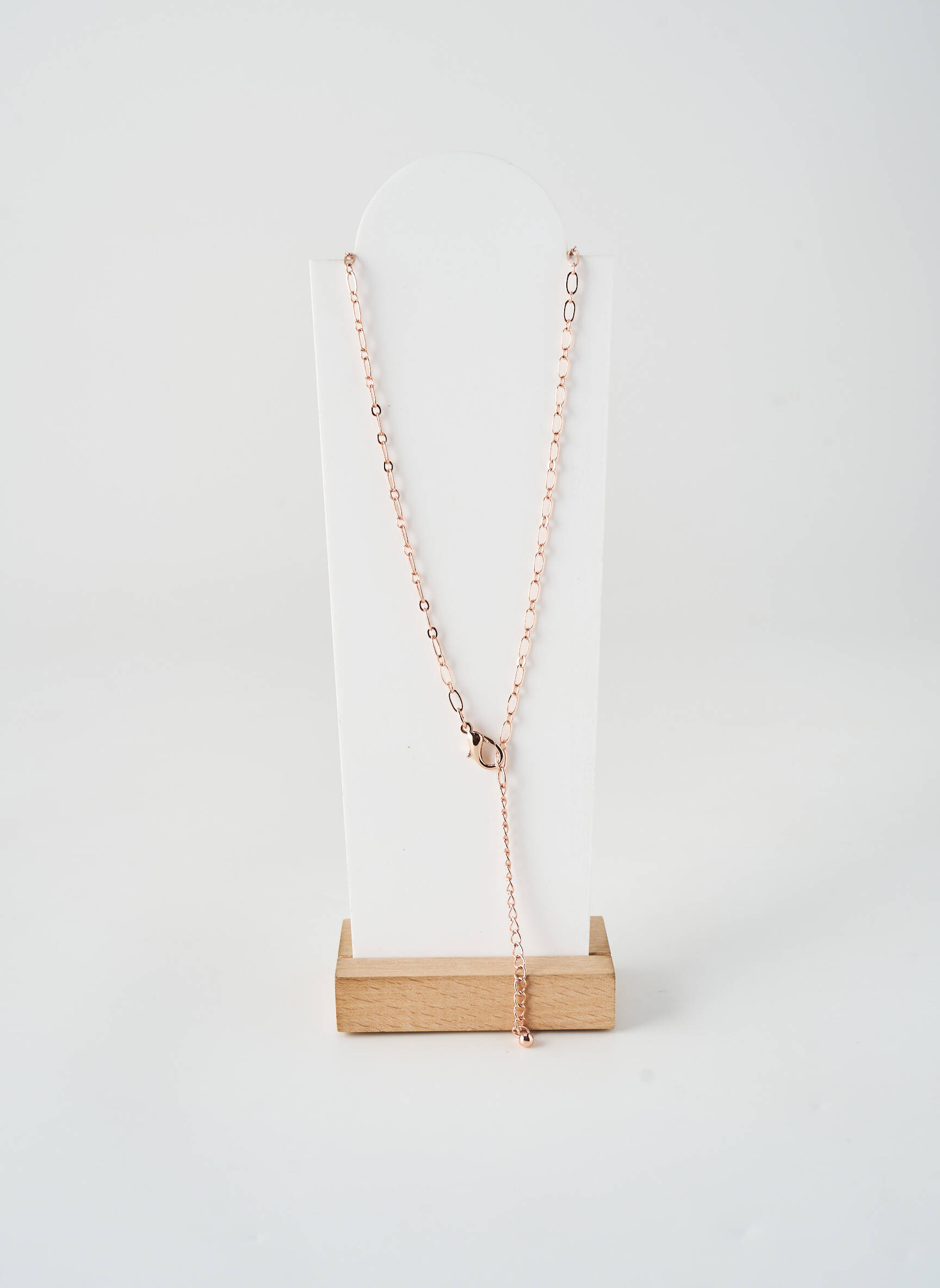 Collier matériaux métal rose ALLAN'S femme
