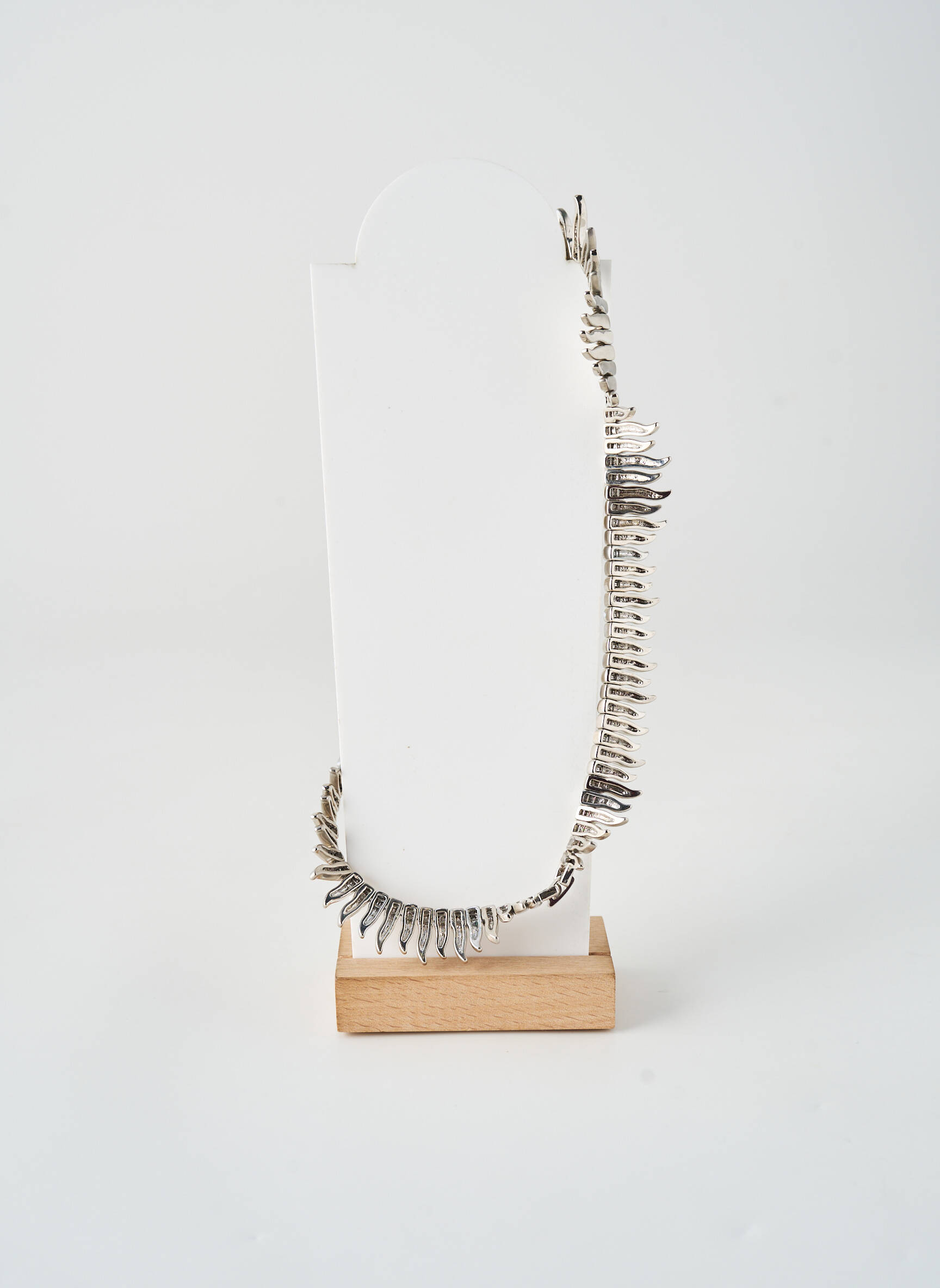 Collier matériaux métal argent ALLAN'S femme