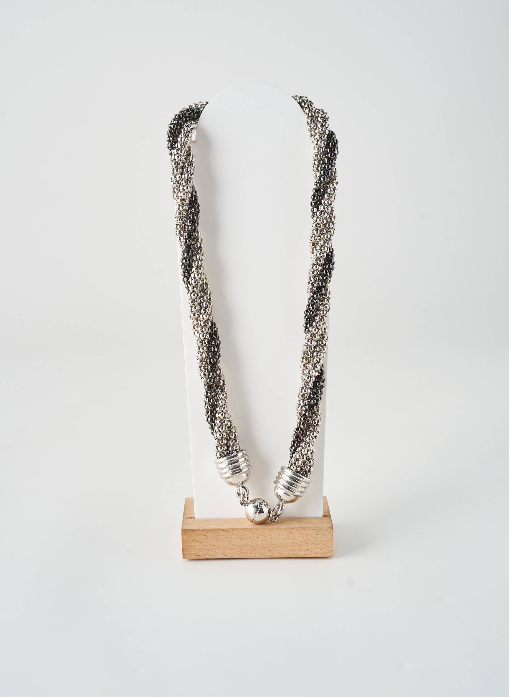 Collier fermeture aimant argent ALLAN'S femme