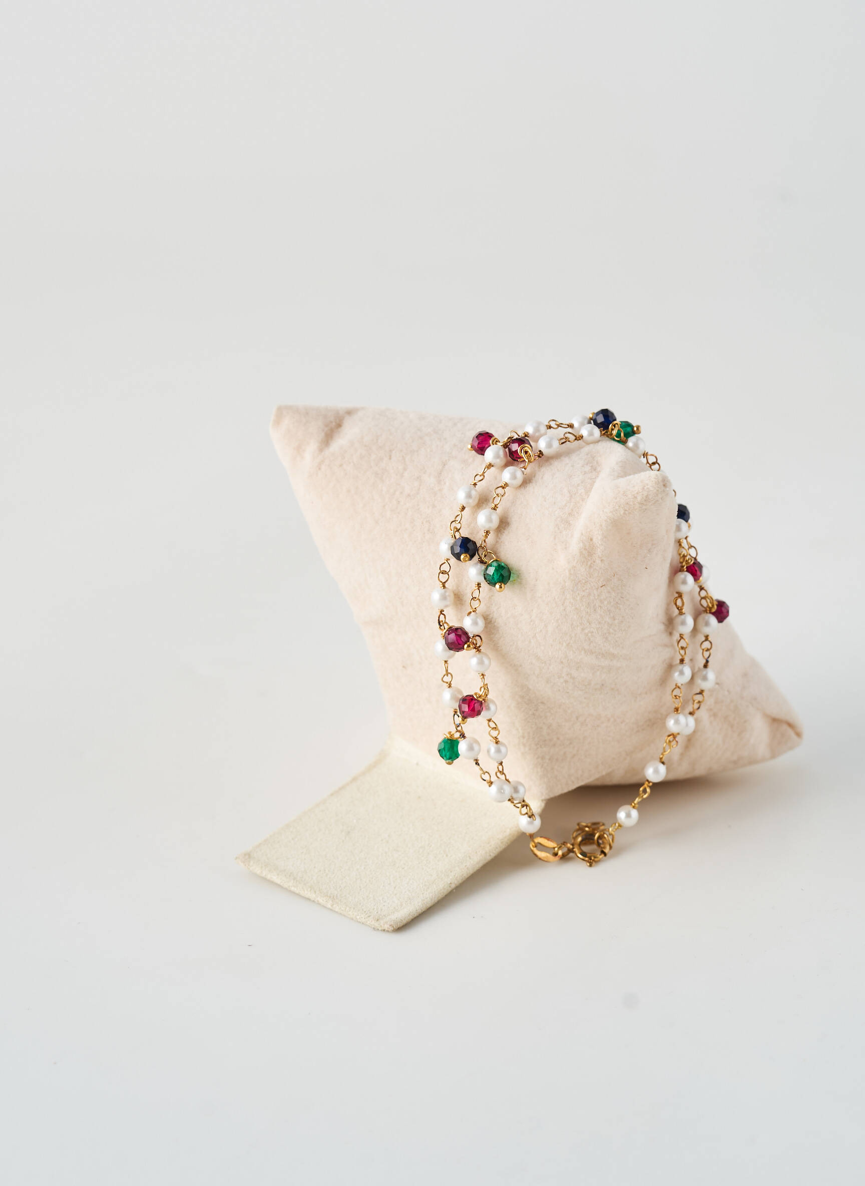 Bracelet matériaux argent blanc ROBBEZ MASSON femme