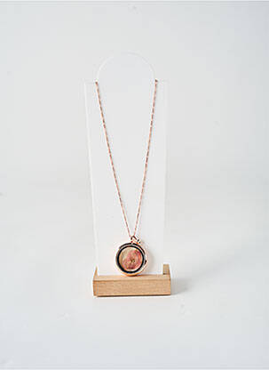 Collier matériaux argent rose MADAMLILI femme