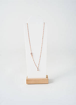 Collier matériaux argent rose MADAMLILI femme
