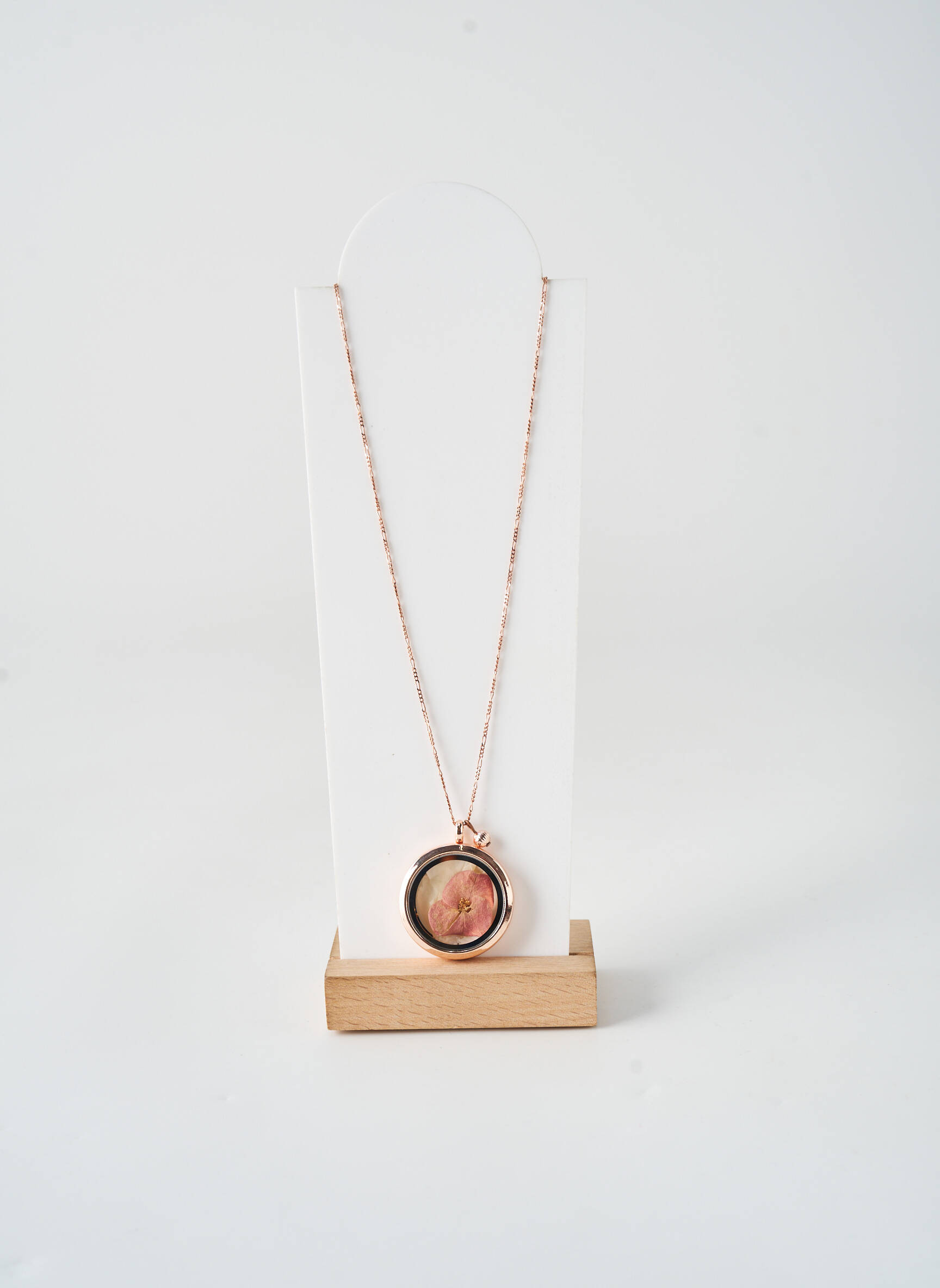 Collier matériaux argent rose MADAMLILI femme