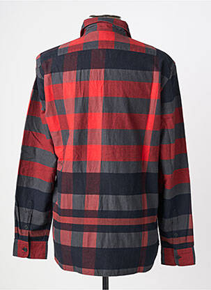 Chemise manches longues imprimé carreaux rouge BURBERRY homme