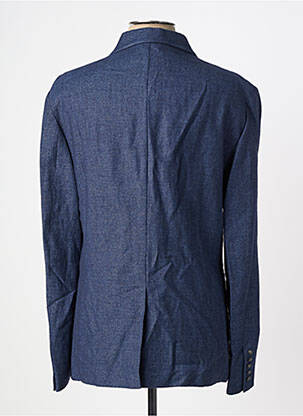 Blazer tissage chiné bleu JOHN VARVATOS homme