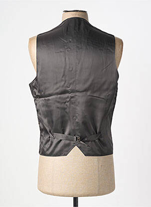 Gilet sans manche bi-matiére gris CC COLLECTION homme