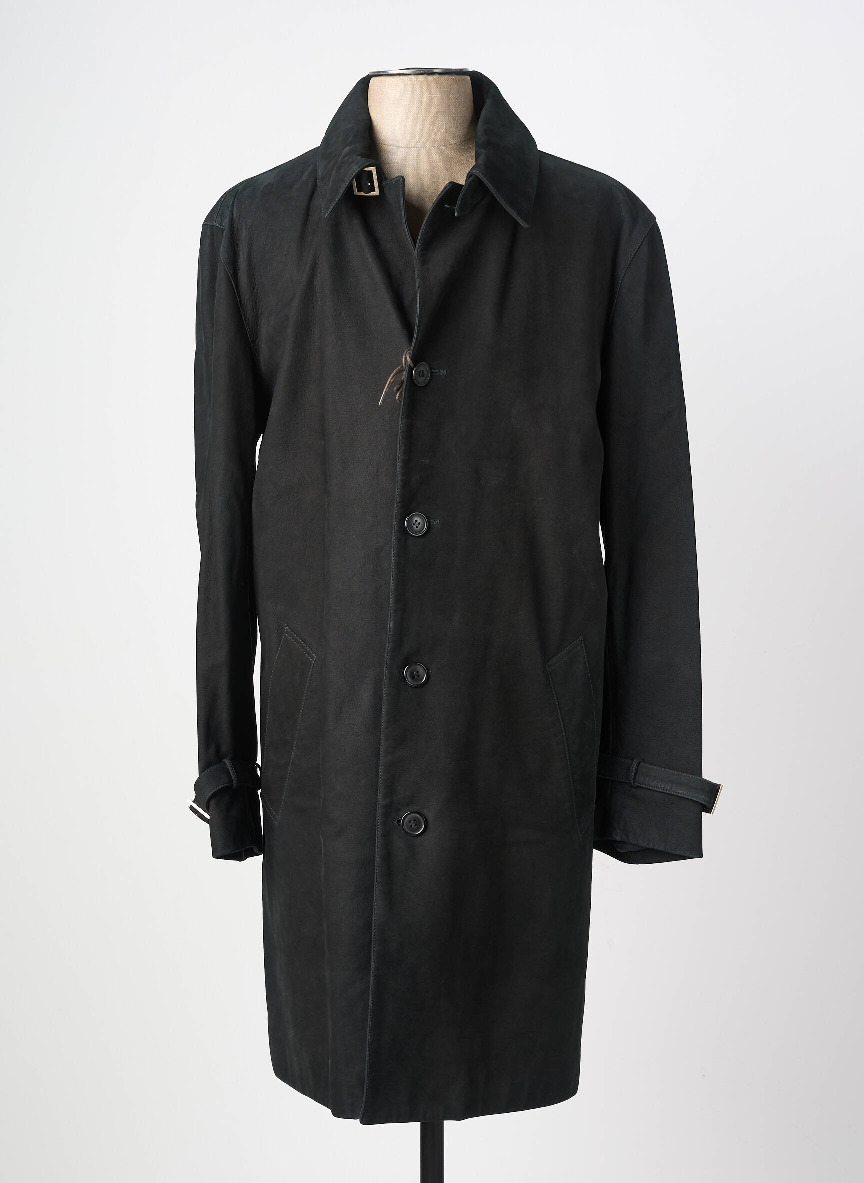 Trench coupe droite sans capuche marron SERAPHINE homme