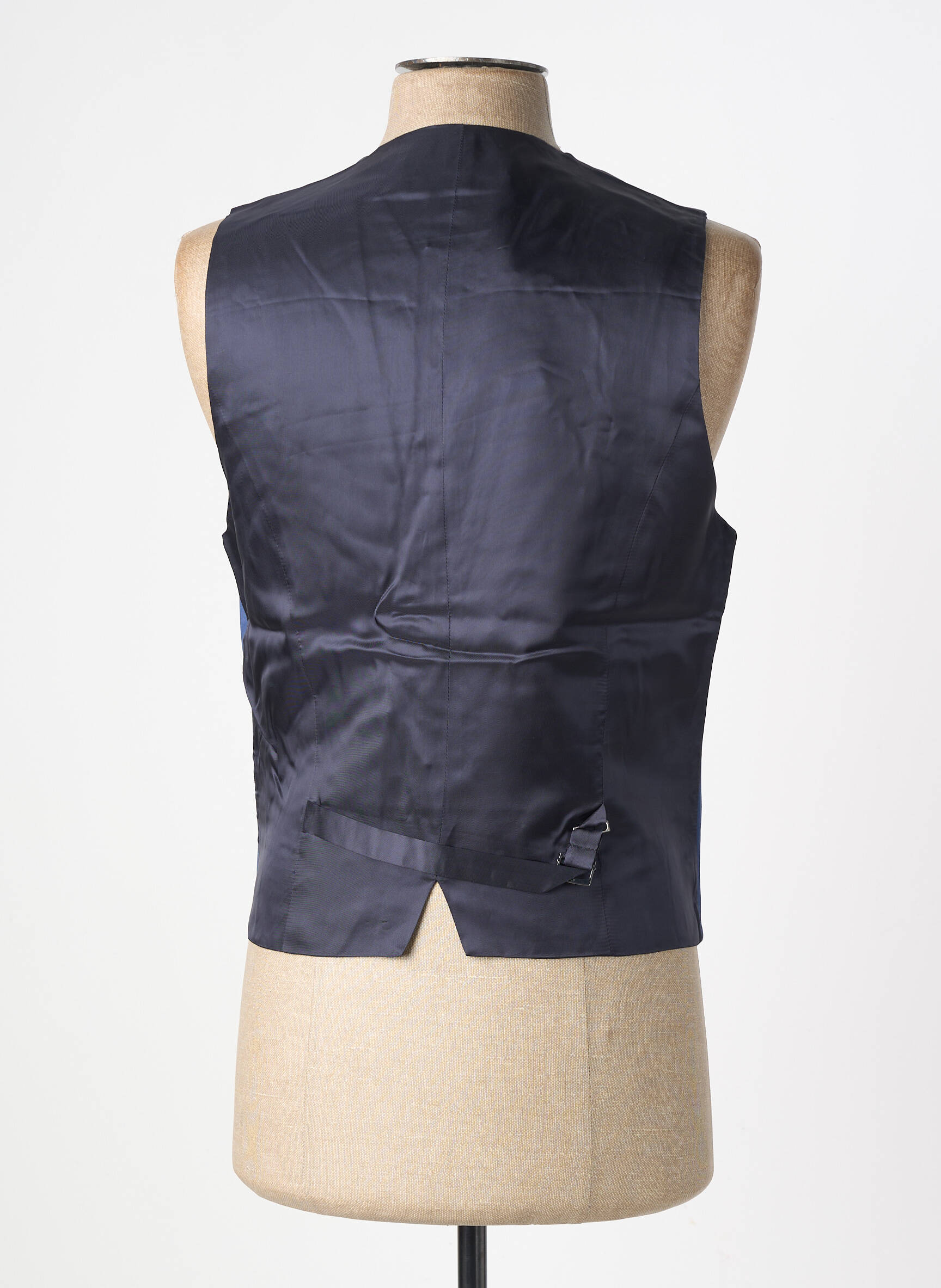 Gilet sans manche bi-matiére bleu HUGO BOSS homme