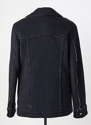 Manteau court poches sans capuche bleu LANVIN homme