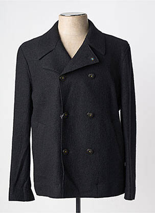Manteau court poches sans capuche noir MANUEL RITZ homme
