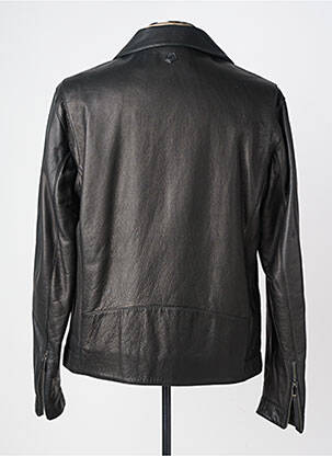 Veste en cuir poches noir Z ZEGNA homme