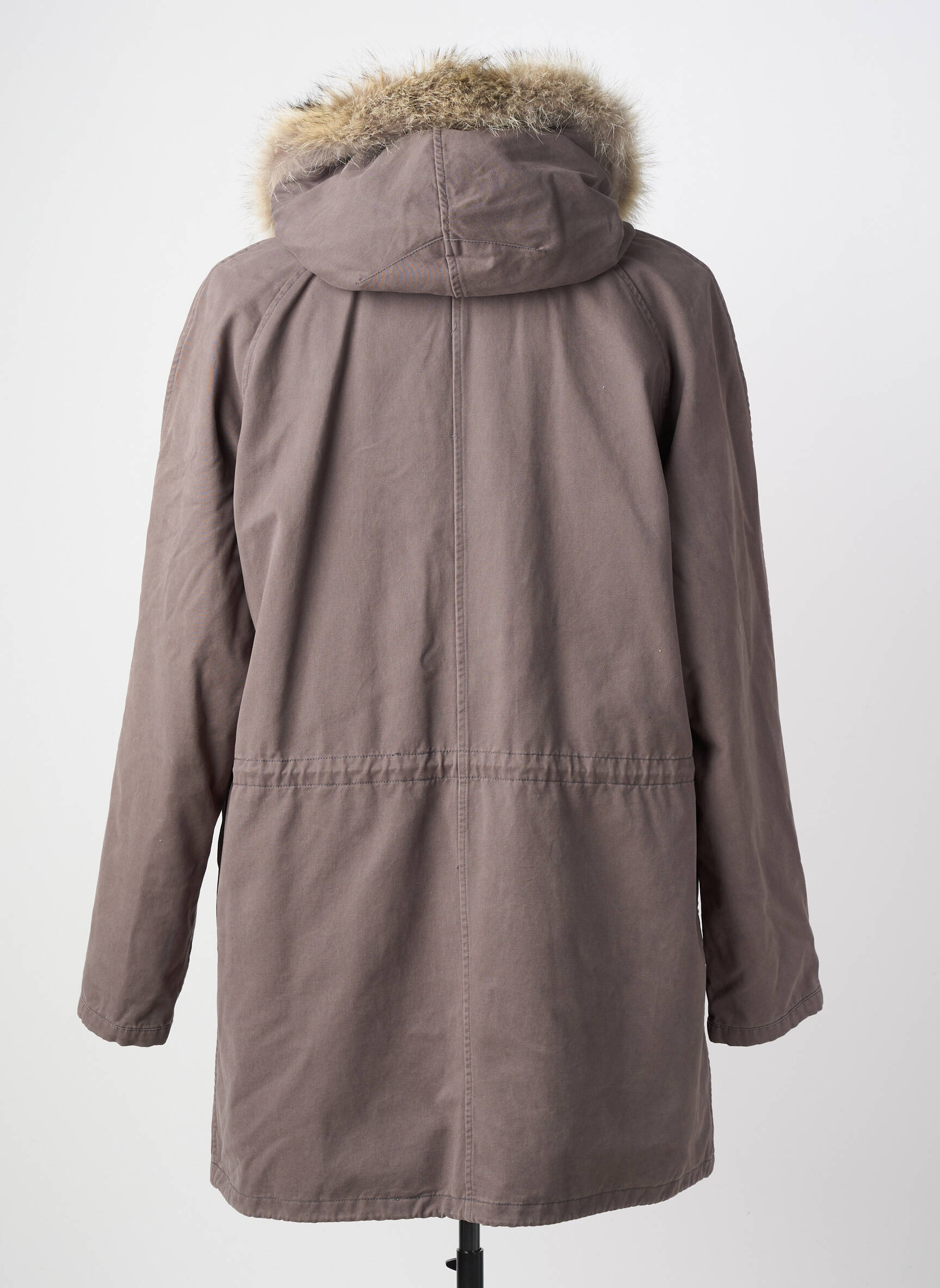 Parka manches longues sans capuche gris YVES SALOMON homme