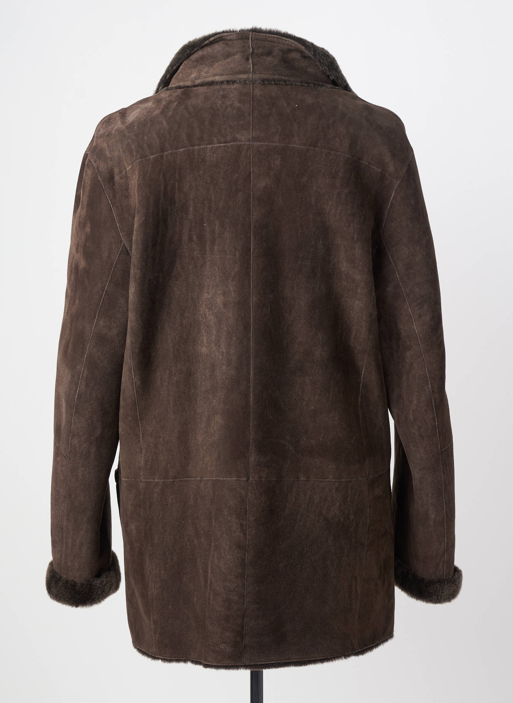 Manteau court poches sans capuche marron MARINI SILVANO homme