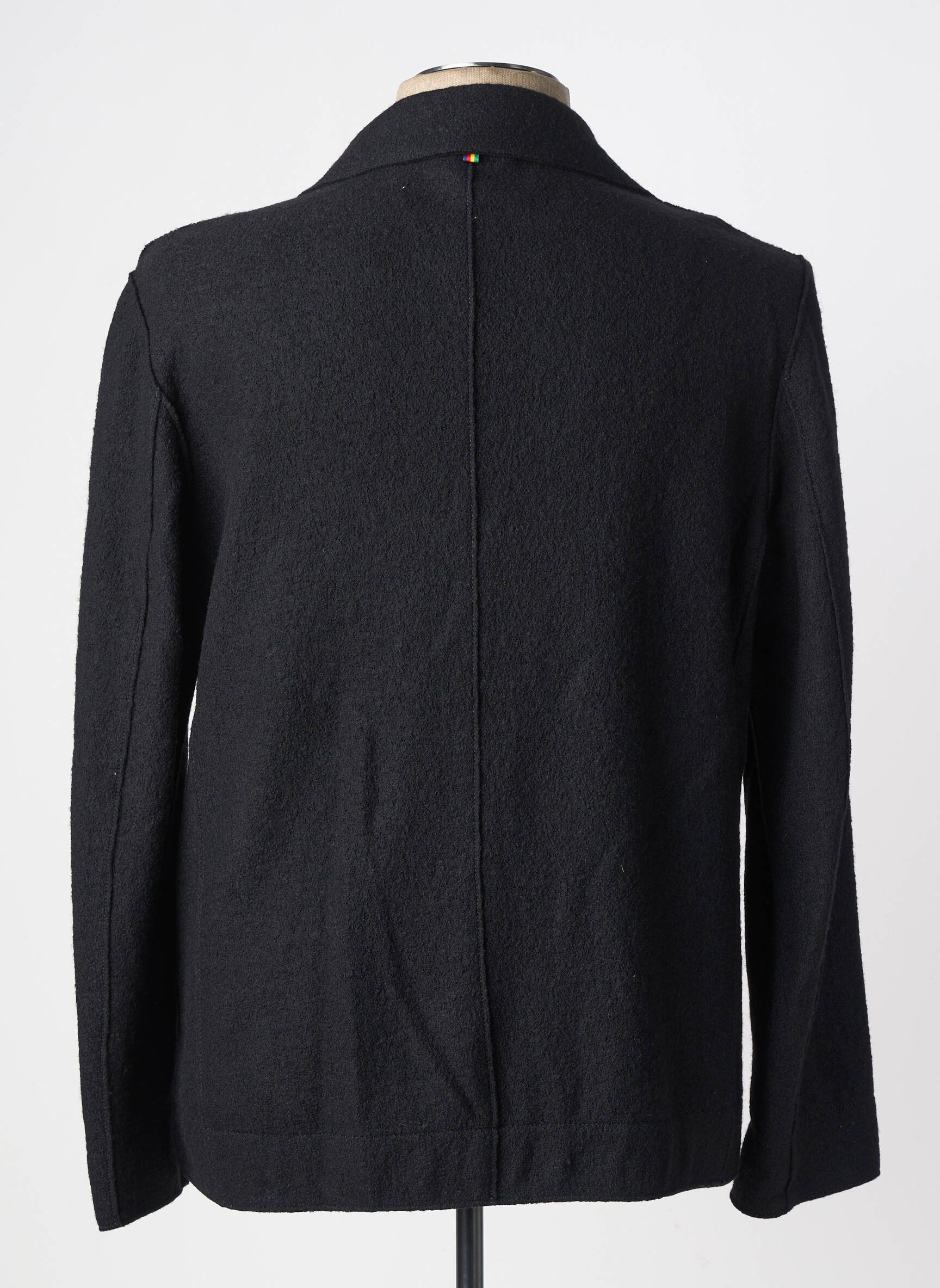 Manteau court poches sans capuche noir MANUEL RITZ homme