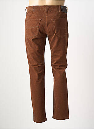 Pantalon droit coupe droite marron clair MMX homme