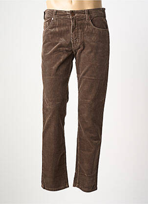 Pantalon droit coupe droite marron MMX homme
