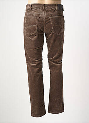 Pantalon droit coupe droite marron MMX homme