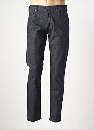 Pantalon slim fermeture zippée sous rabat boutonné gris MMX homme