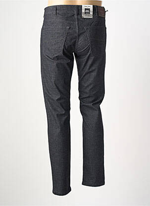 Pantalon slim fermeture zippée sous rabat boutonné gris MMX homme