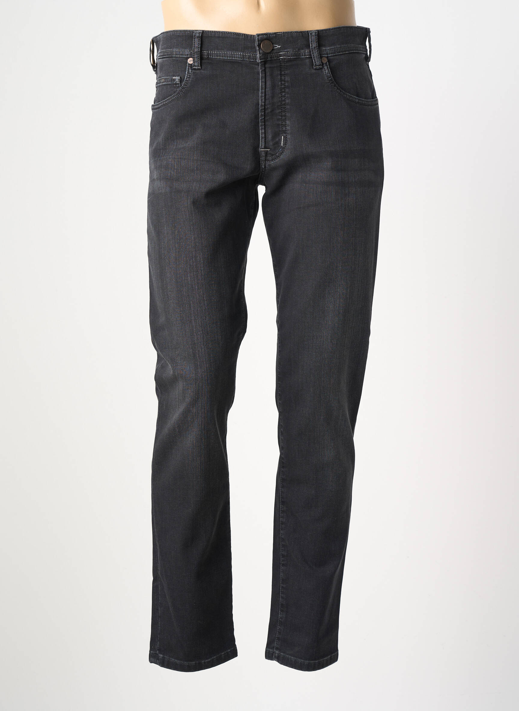 Jeans coupe slim bio taille normale noir MMX homme