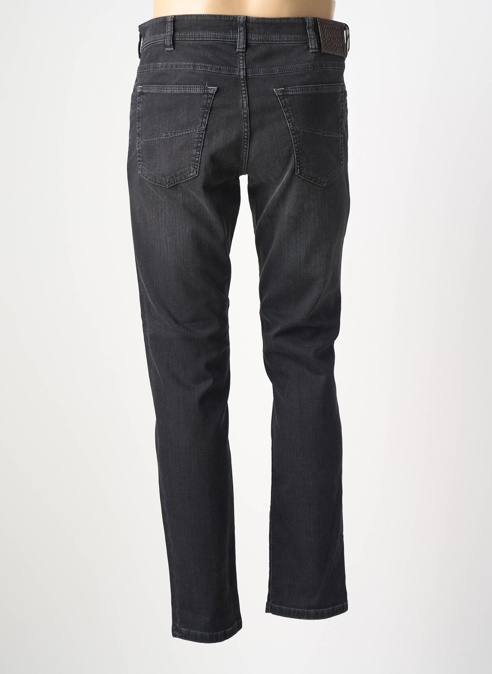 Jeans coupe slim bio taille normale noir MMX homme