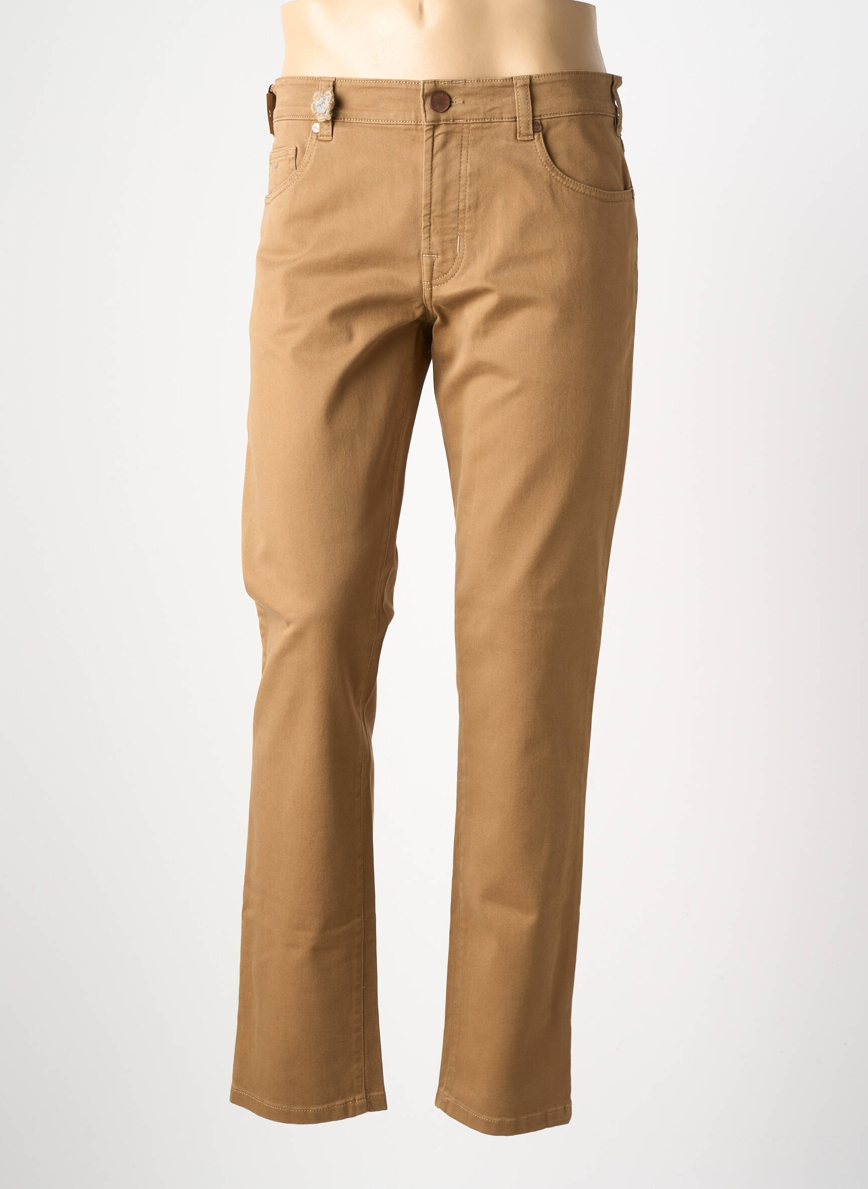 Pantalon droit coupe droite beige MMX homme