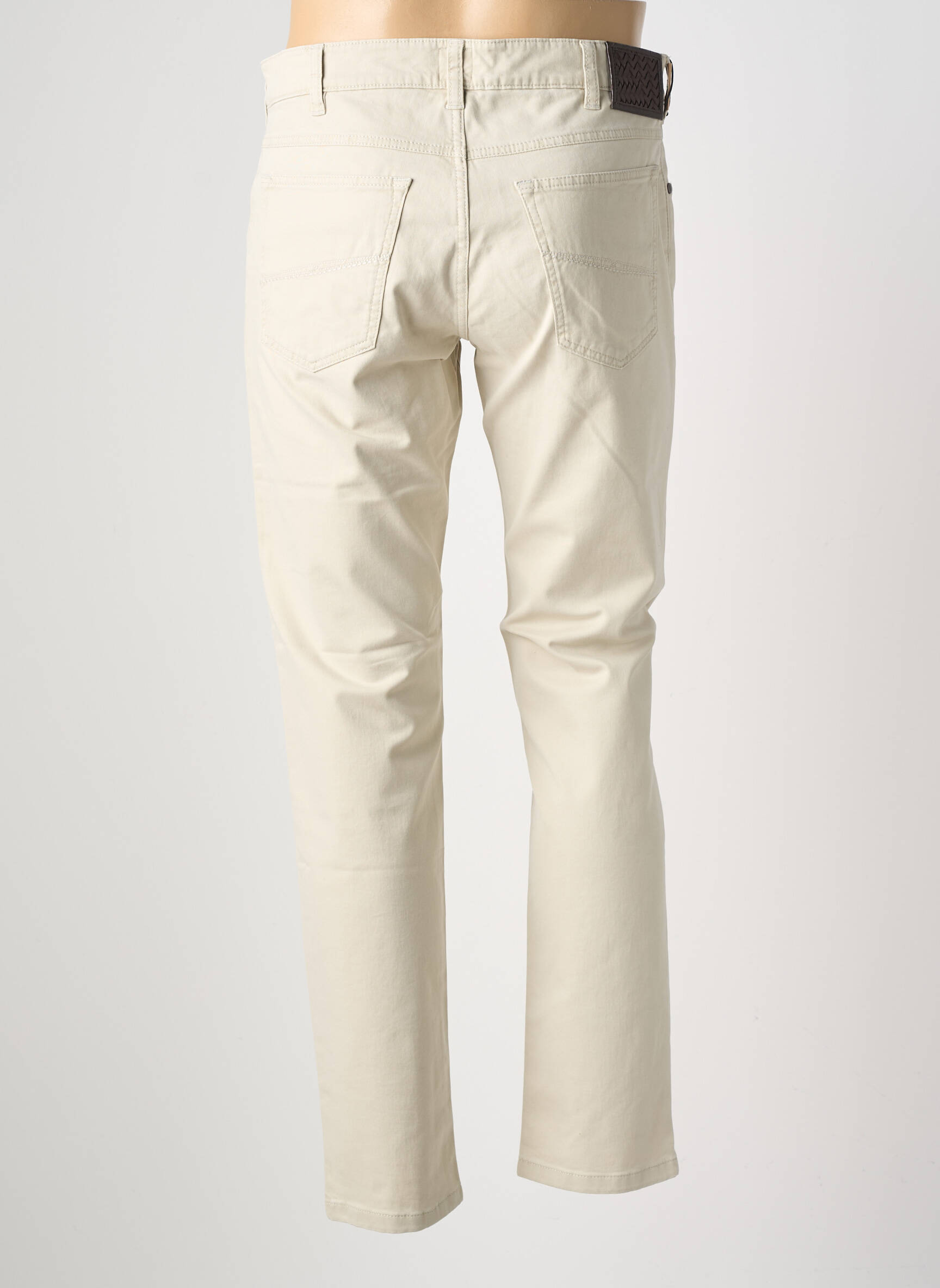 Pantalon droit coupe droite beige MMX homme