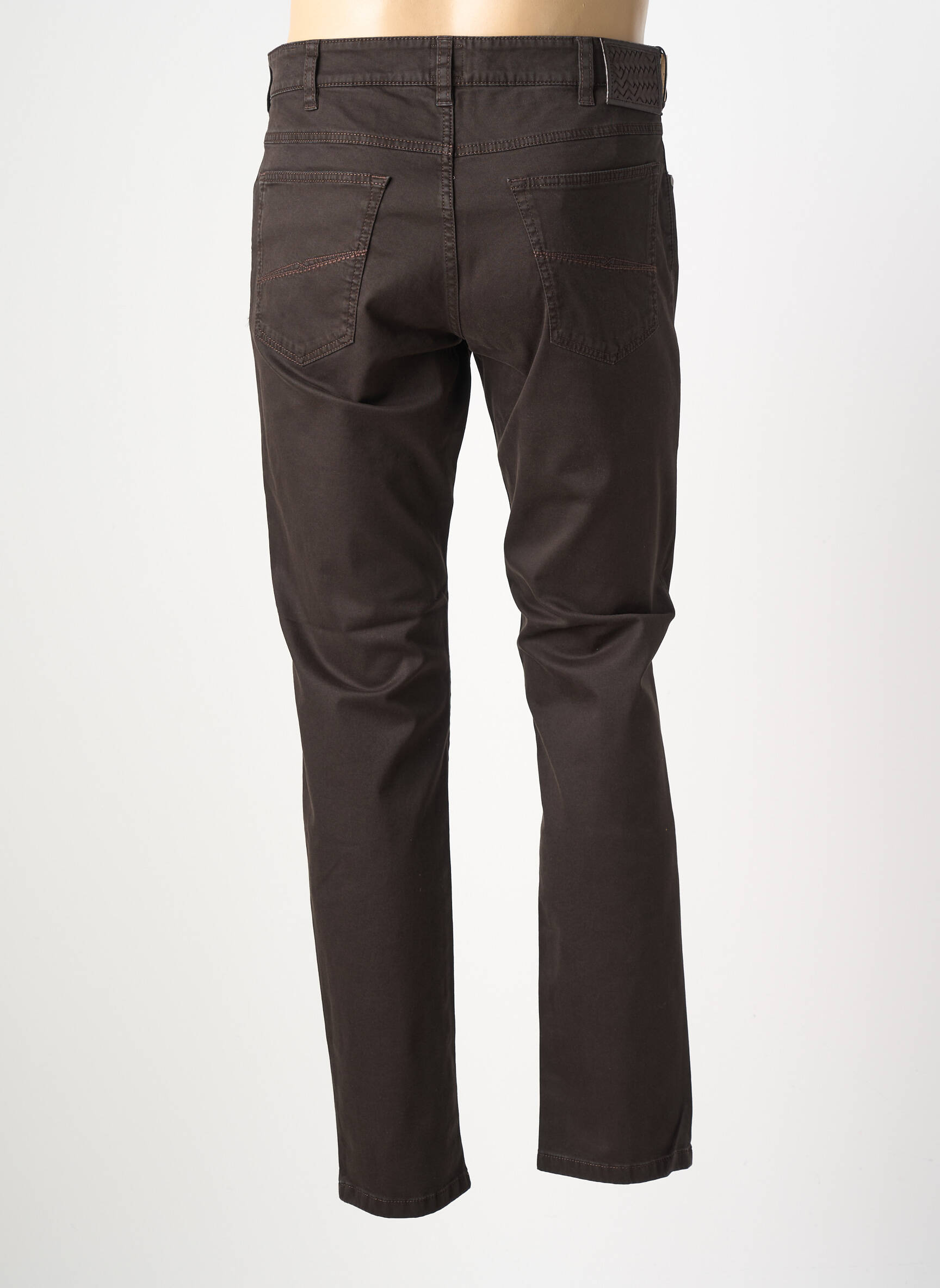 Pantalon droit coupe droite marron MMX homme