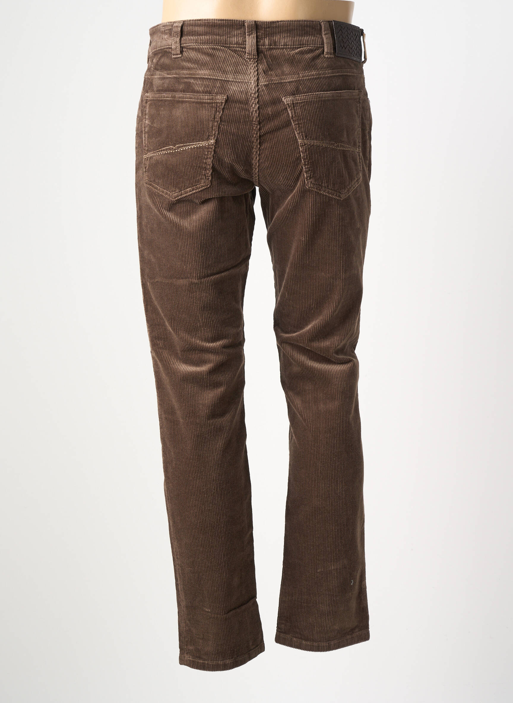 Pantalon droit coupe droite marron MMX homme