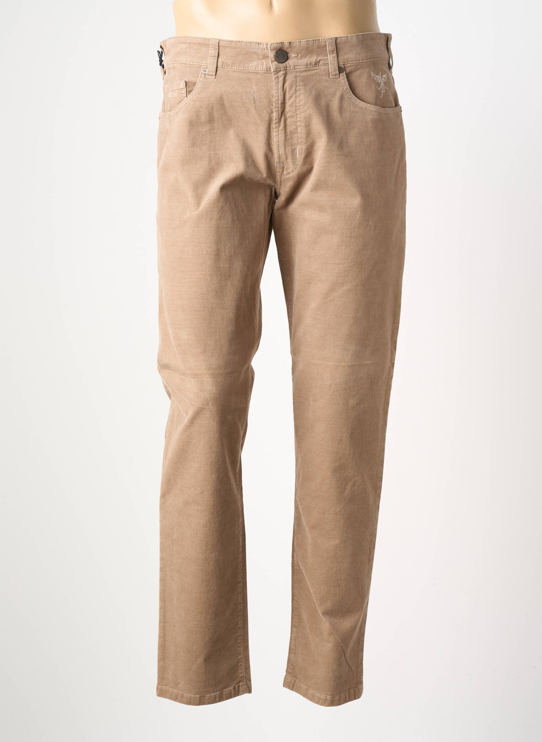 Pantalon droit poches beige MMX homme