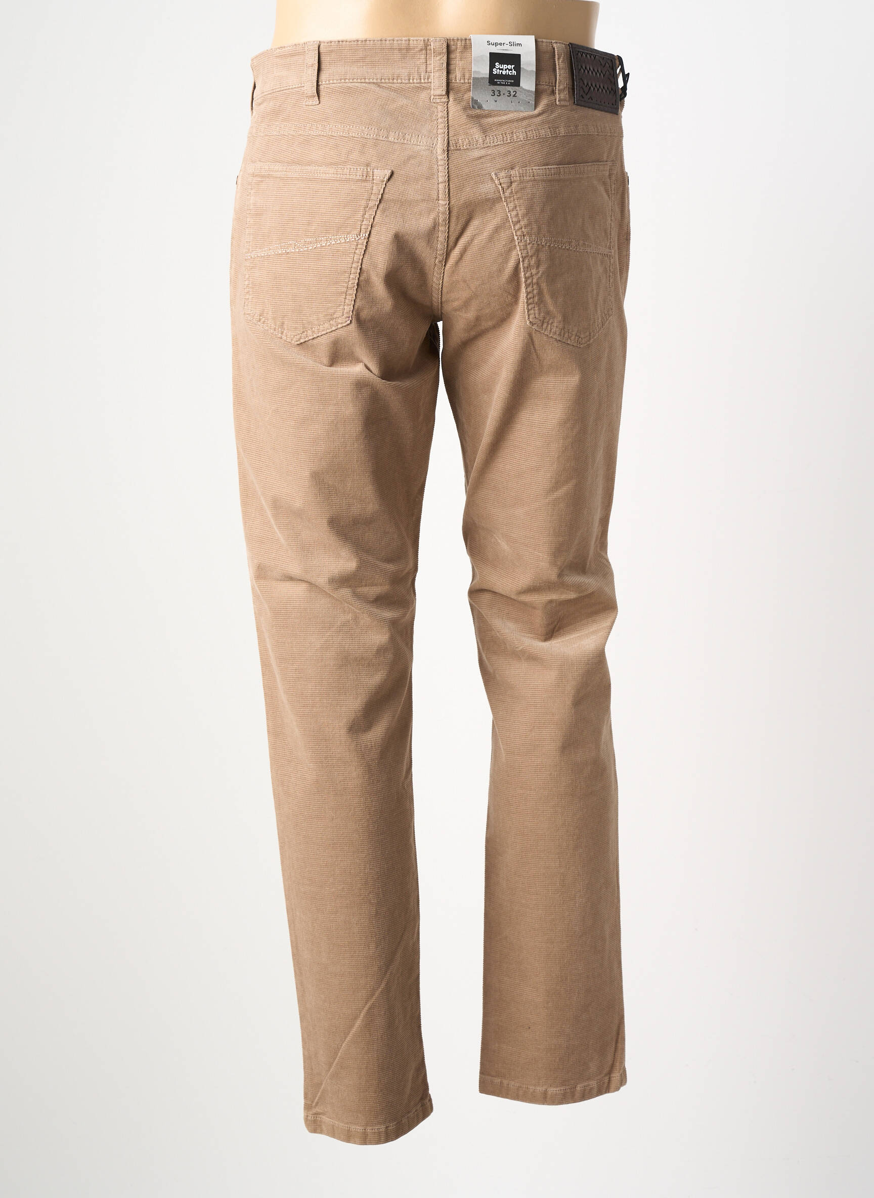 Pantalon droit poches beige MMX homme