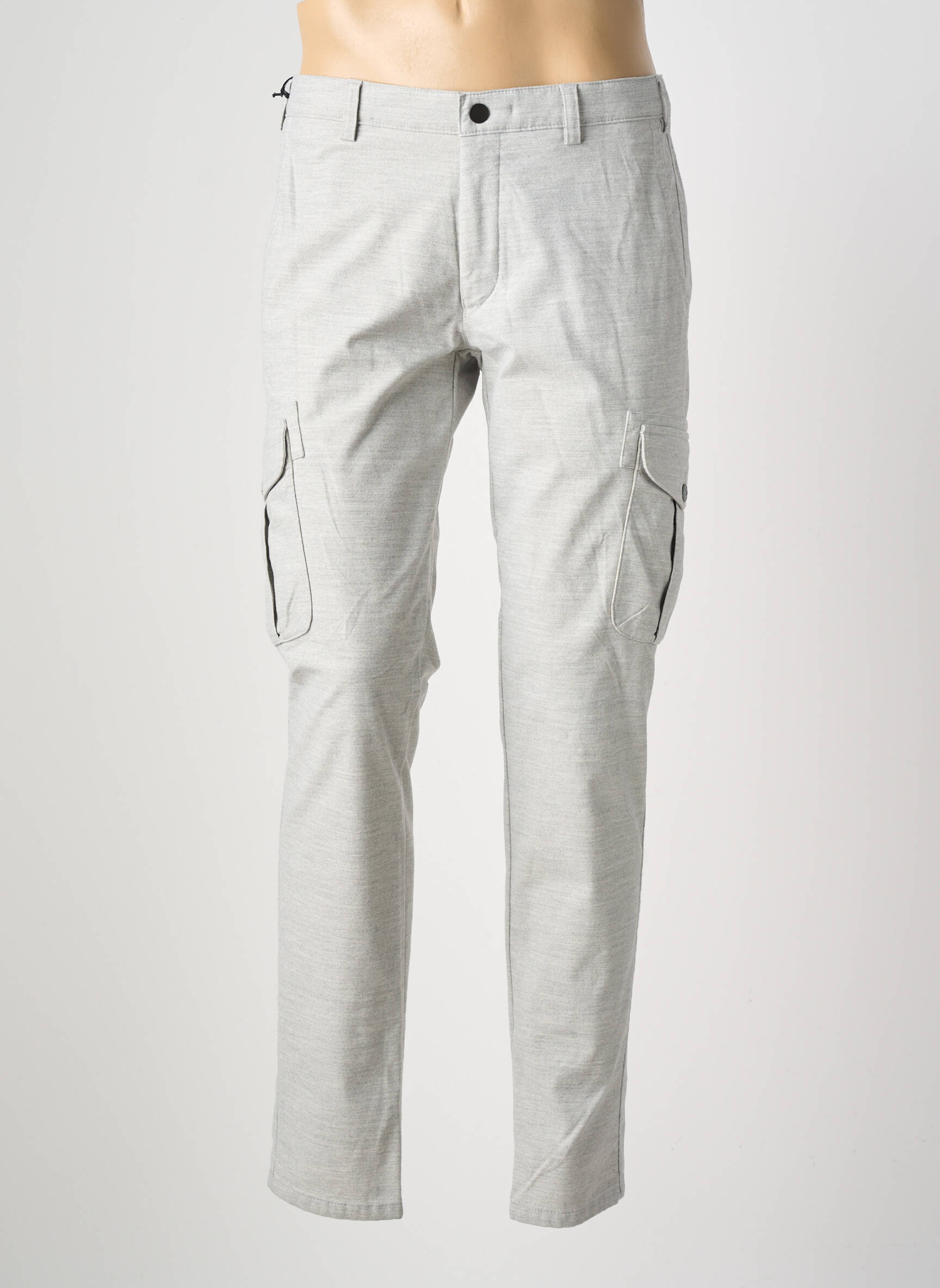 Pantalon cargo poches gris MMX homme