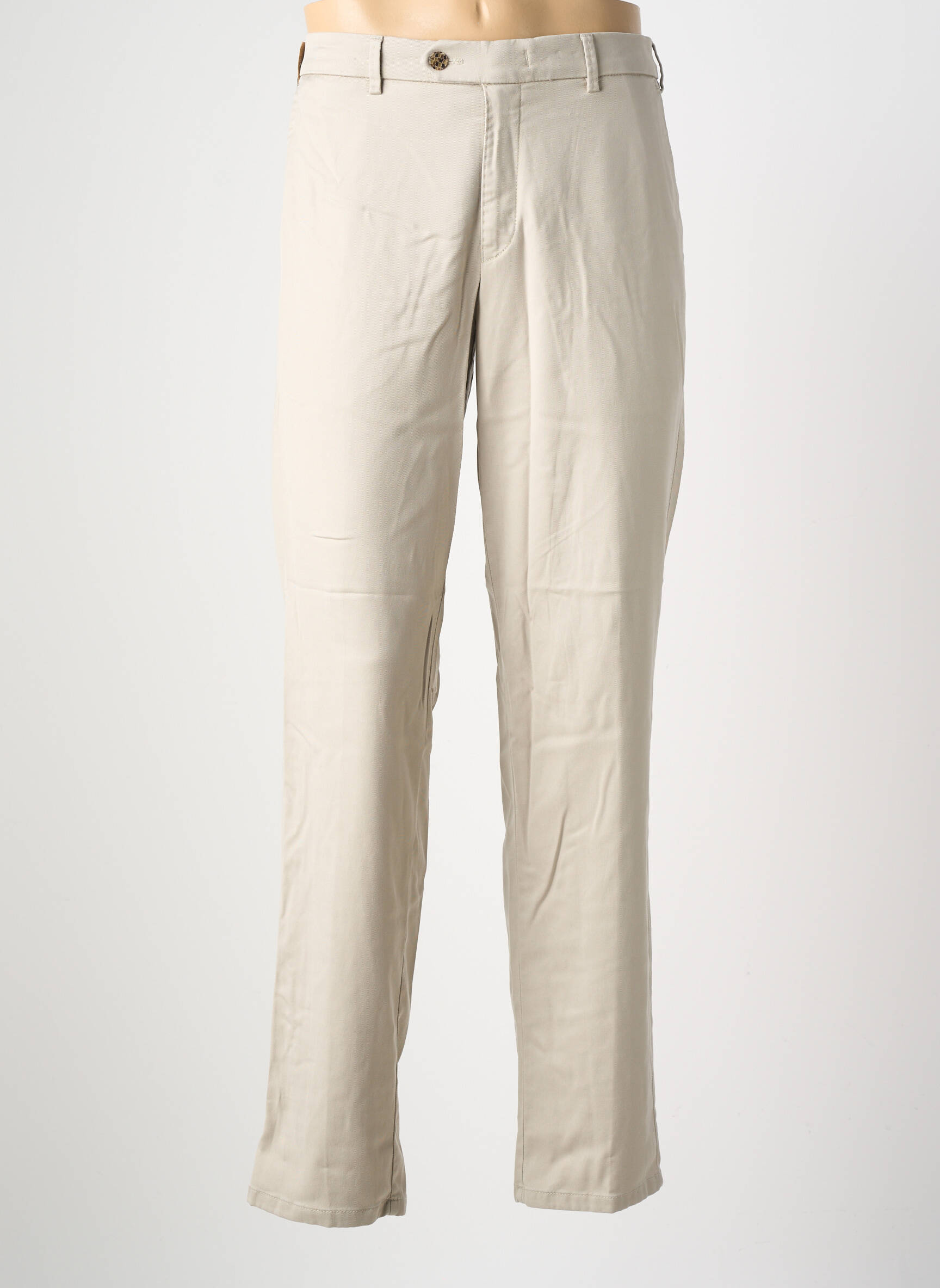 Pantalon droit coupe droite beige MMX homme