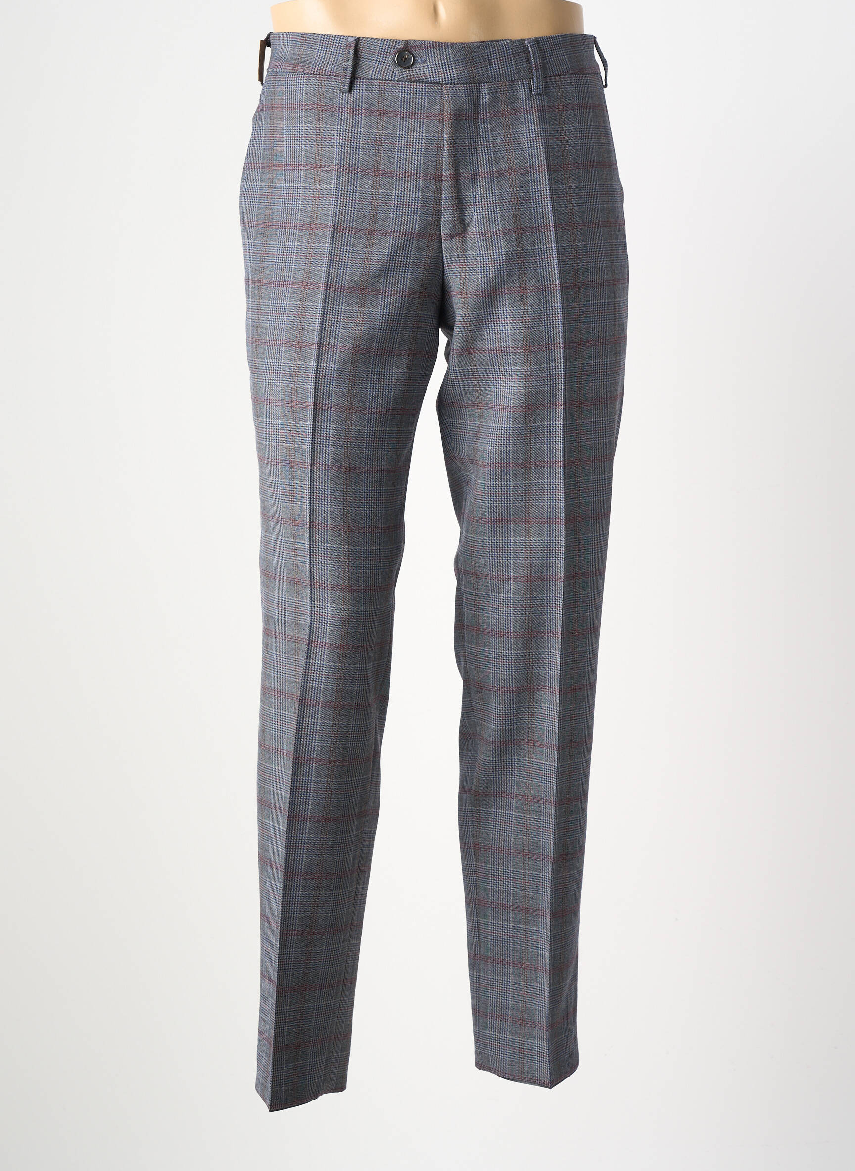 Pantalon droit coupe droite gris MMX homme