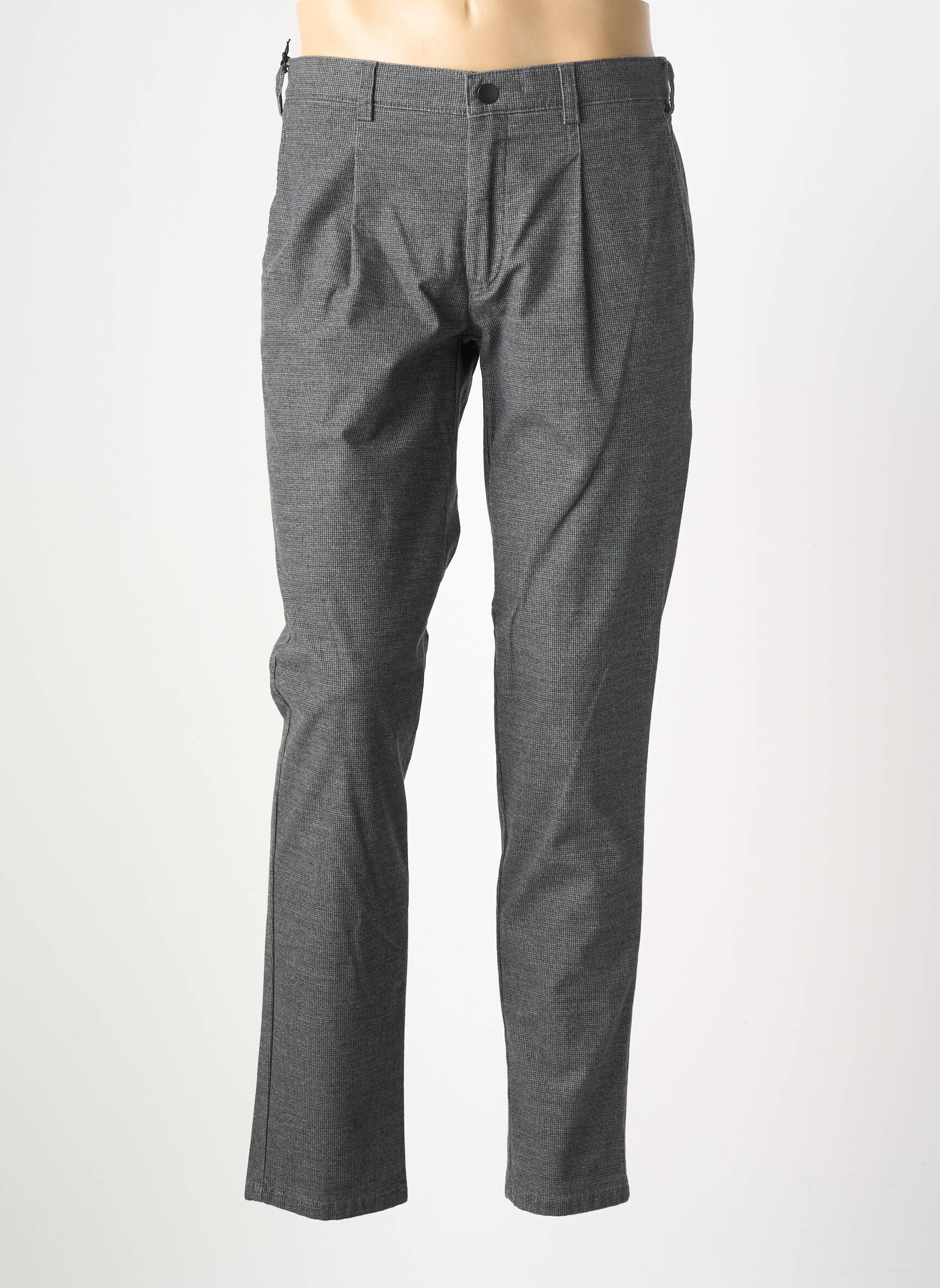 Pantalon droit coupe droite gris MMX homme