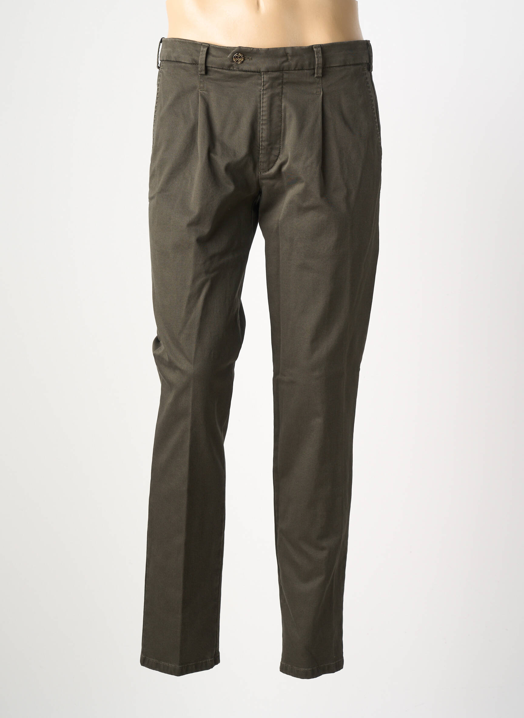 Pantalon droit coupe droite vert MMX homme